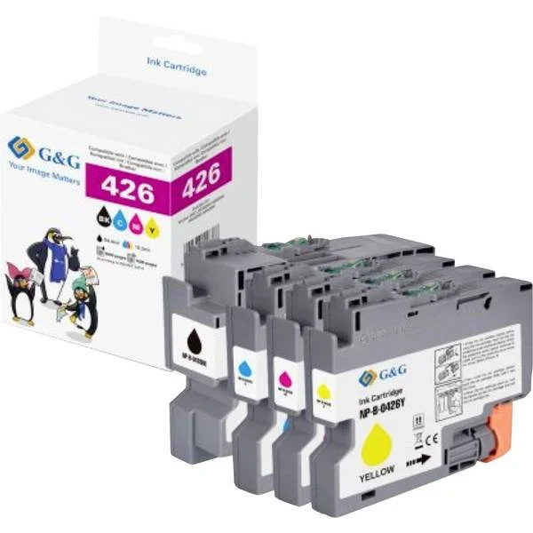 G&G GP-B426BKCMY-4P Compatible Black, Cyan, Magenta, Yellow Combo Cartridges