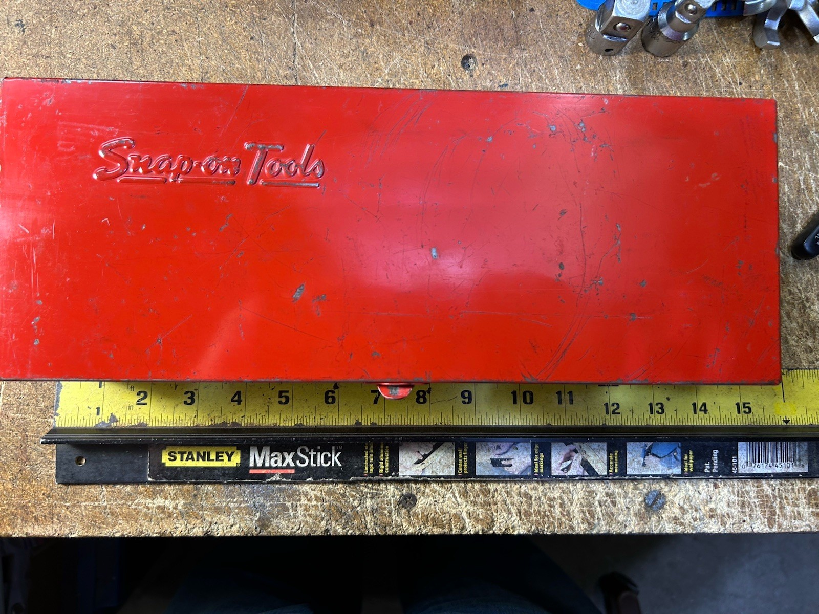 Vintage Snap On Tools KRA 104 Tool Accessories Storage Box Chest 14x2.5x5.5” USA