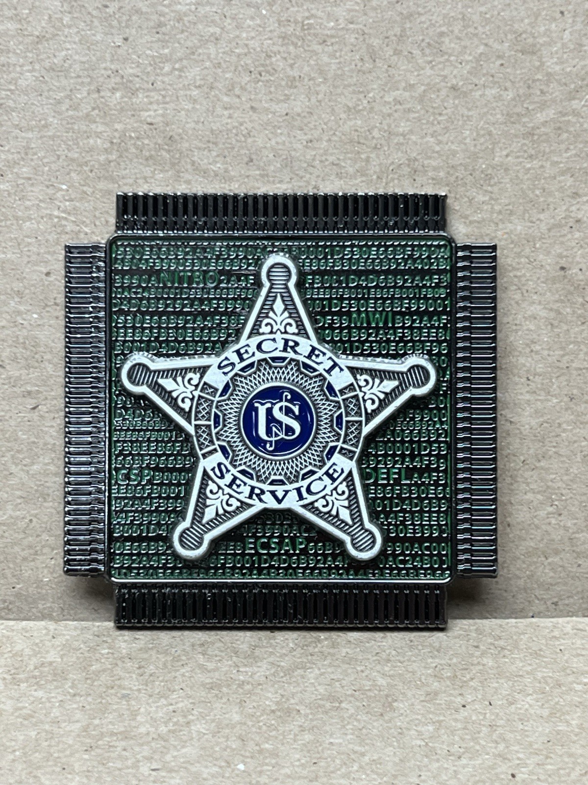 United States Secret Service Dallas Texas North Texas Cyber Challenge Coin Rare