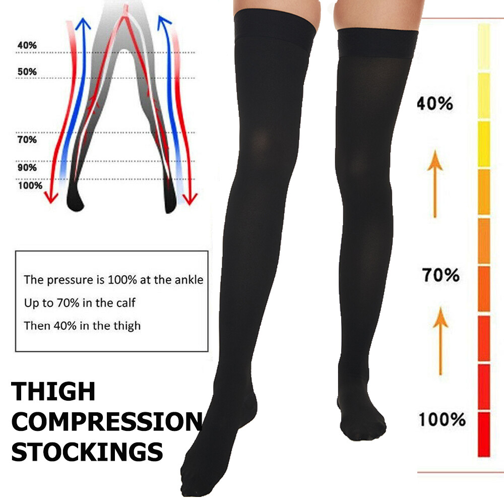 Thigh High Compression Socks 20-30 mmHg Support Stockings Surgical Varicose Pain