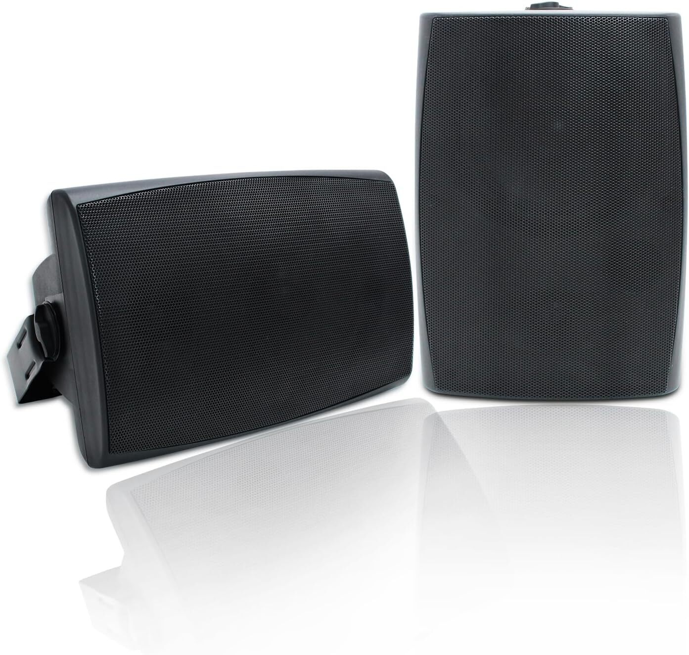 400W 2x 6.5" In/Outdoor Speakers Wired Waterproof Wall Mounted Speakers