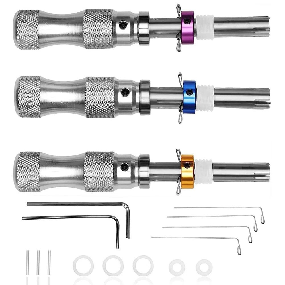 3Pcs~Seal/O~Ring~Hook~Seal~Puller~7~Pin~Advanced~Home~Tubular~Puller~Tool~Set