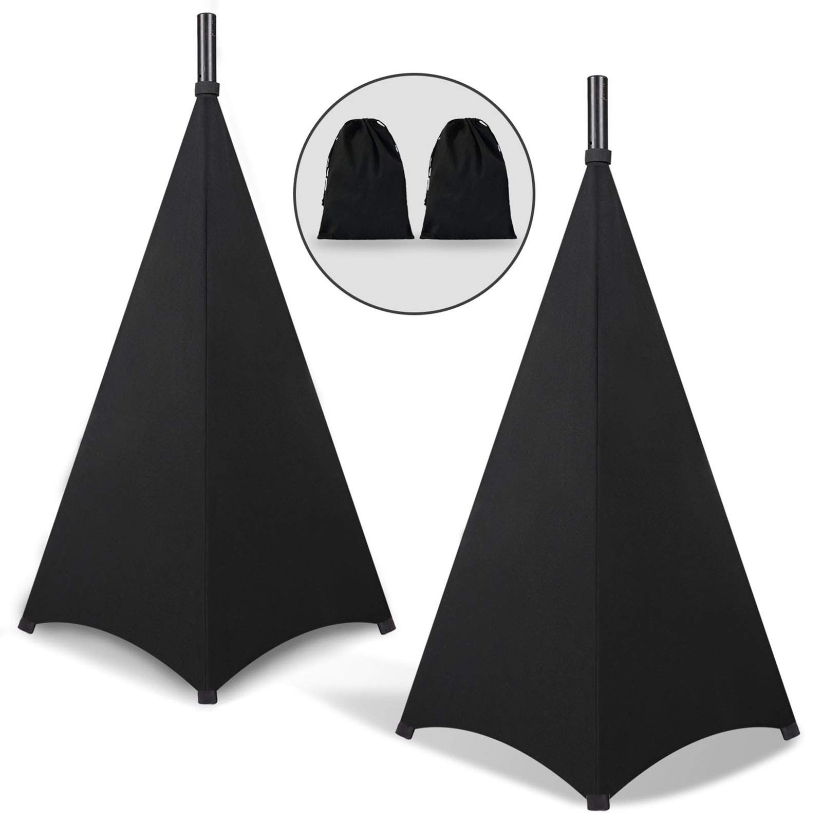Dofilachy Speaker Stand Cover-DJ Bag with 360 Degree Cover, Speaker Tripod Sc...
