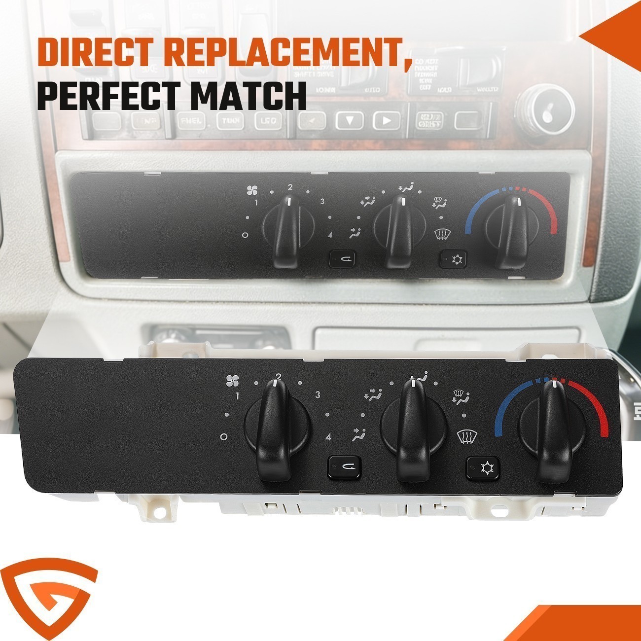 A/C Heat HVAC Temp Control Panel Unit For Freightliner A2254708220 A2254708208