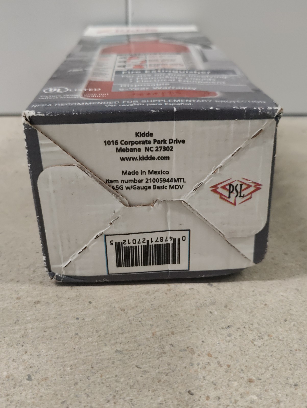 Kidde Regular Dry Chemical Fire Extinguisher, Strap Bracket Included - (3.2 Lbs)
