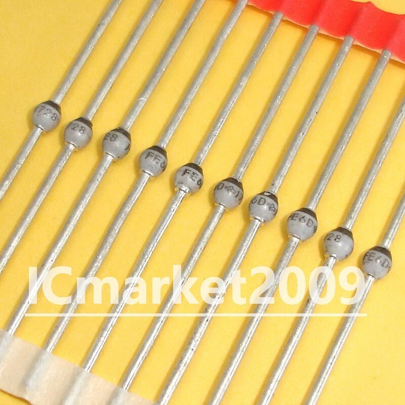10 PCS FE6D SOD-64 Super Fast Silicon Rectifiers