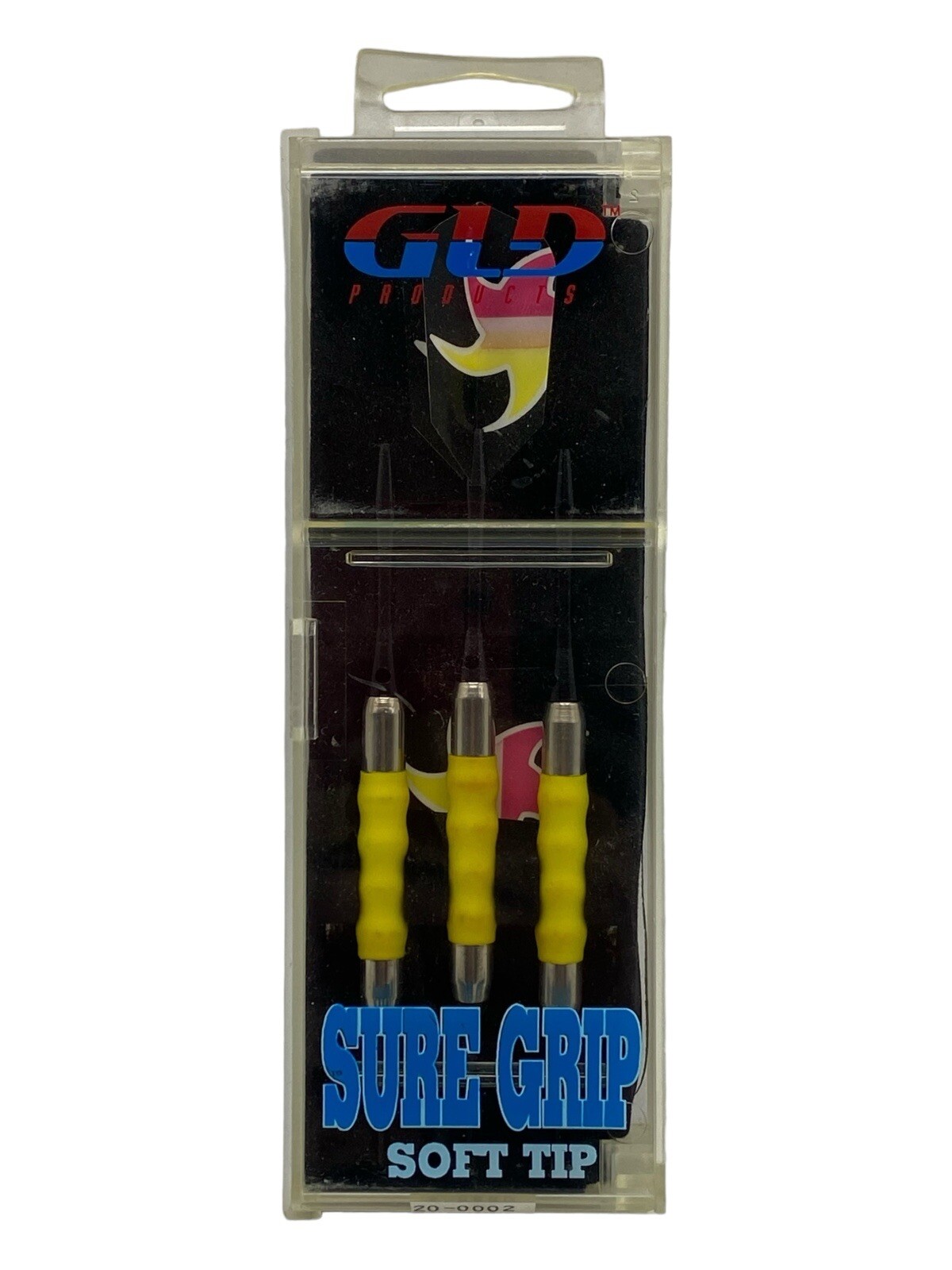 Set Of 3 GLD Products Sure Grip Soft Tip Yellow Darts 16 Grams Old New Stock