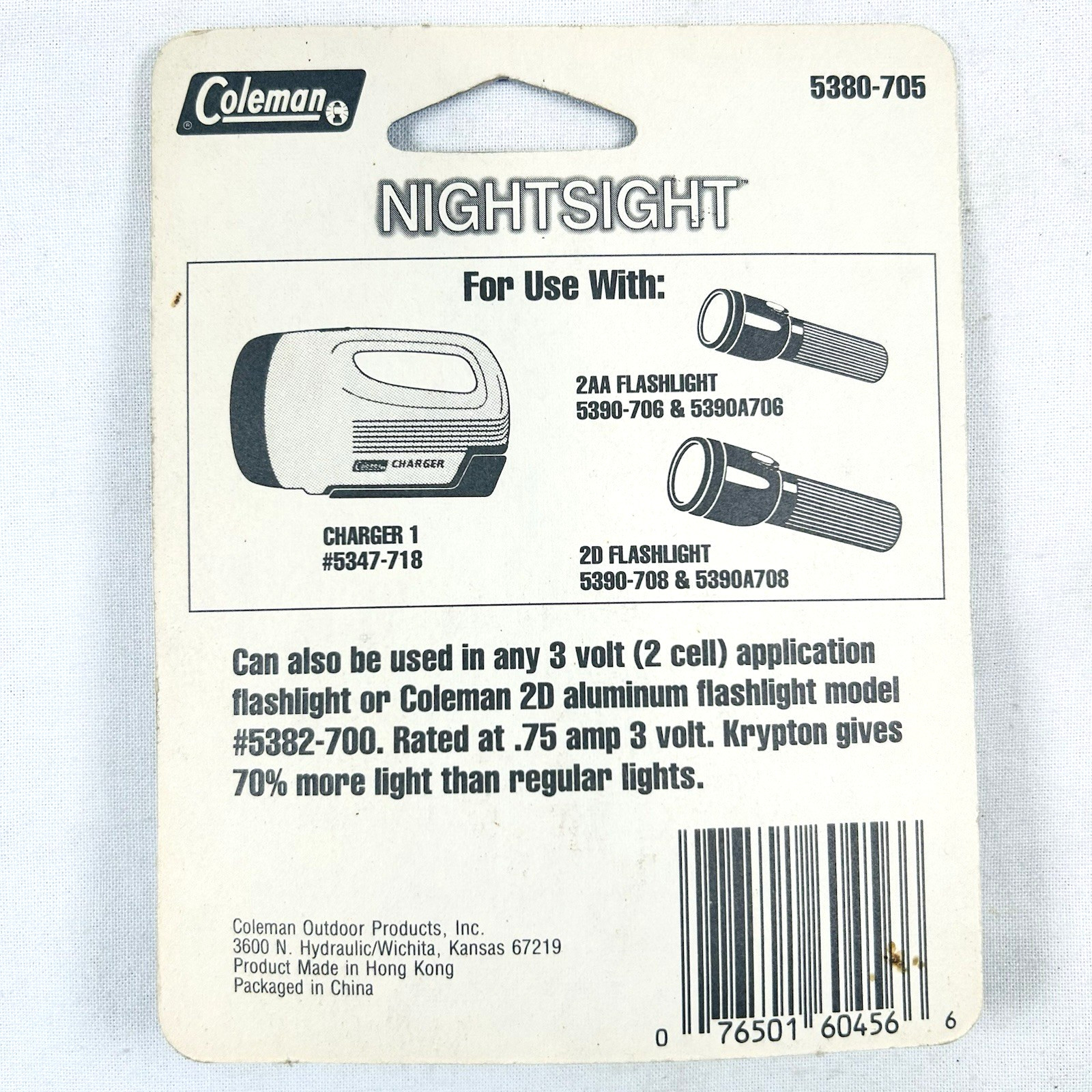 Three (3) New Coleman 5380-705 Krypton Flashlight Bulb 2 Pack