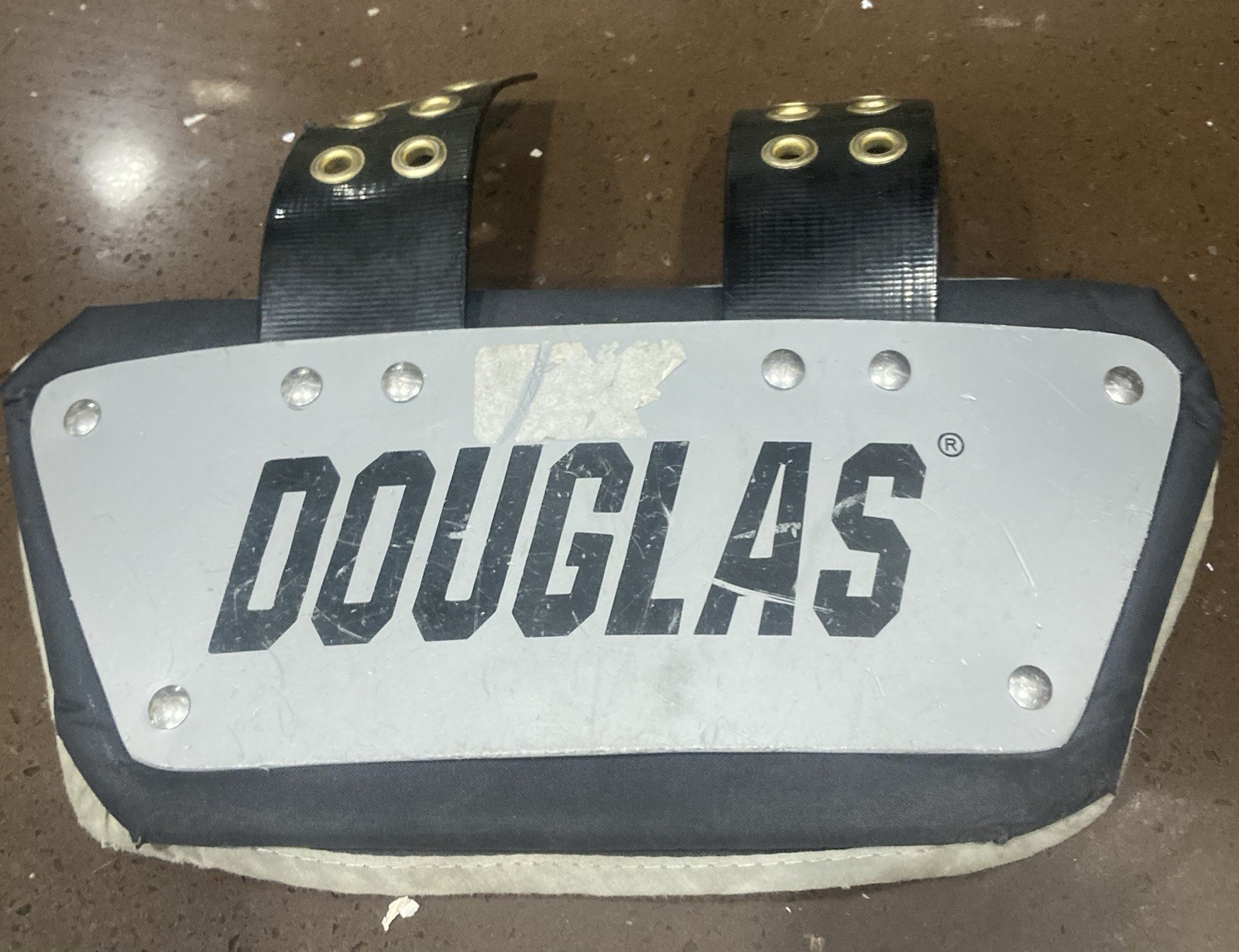 Douglas Youth Football Back Plate Size Medium Easy to Attach to Shoulder Pads!