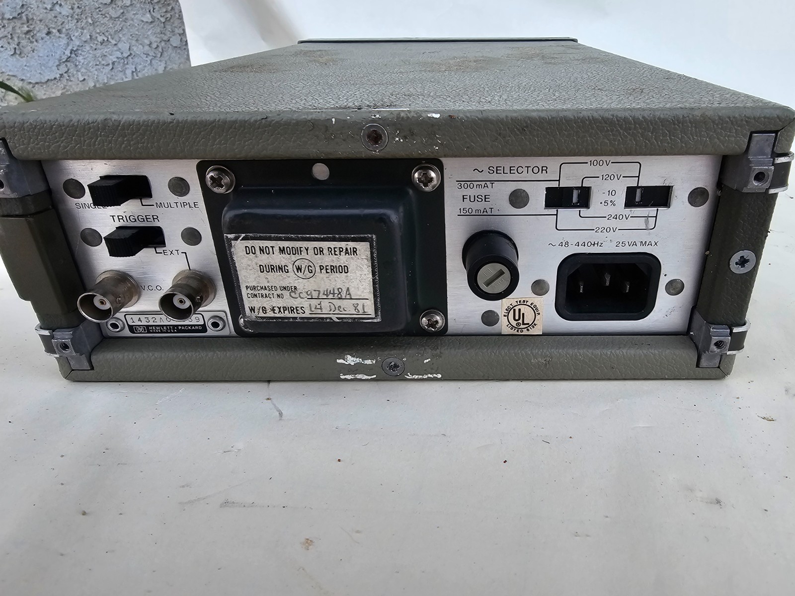 HP Hewlett Packard 3312A Function Generator 13 MHz AM/FM Sweep Modulation