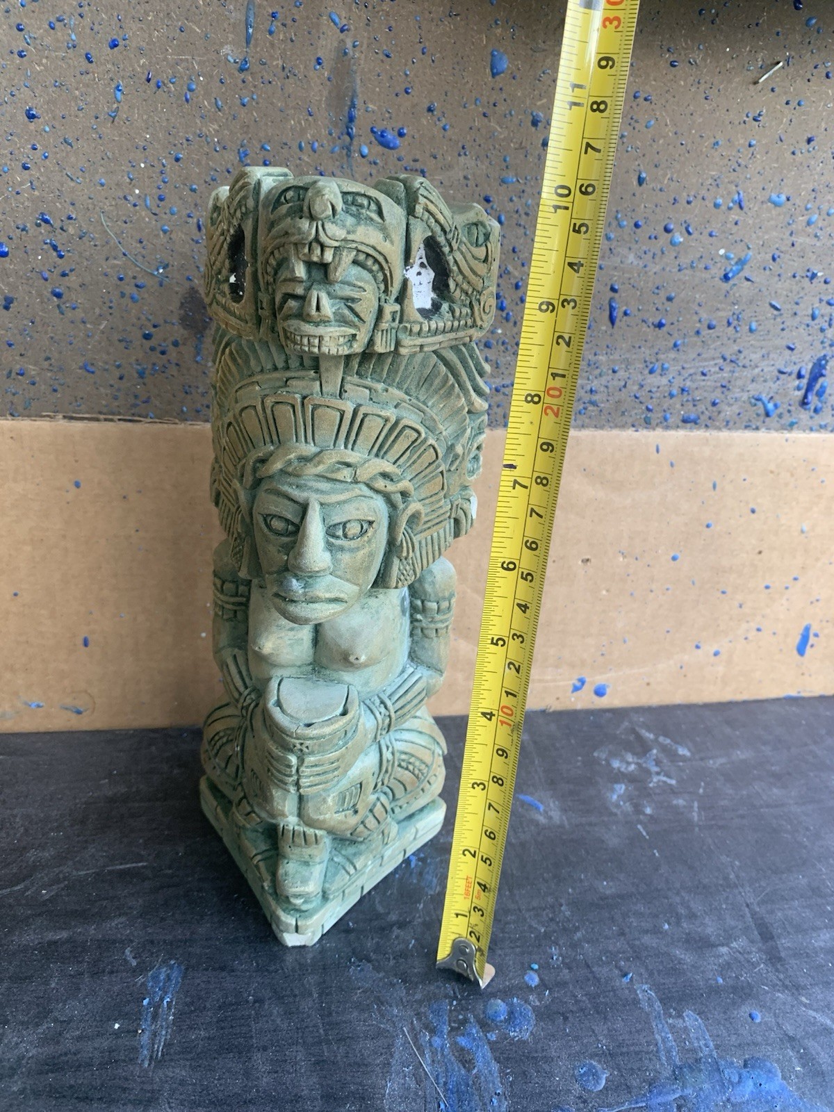 LATEX RUBBER MOLD Ornament Aztec? Inca?Maya ? (YKM-L5117) Very Popular