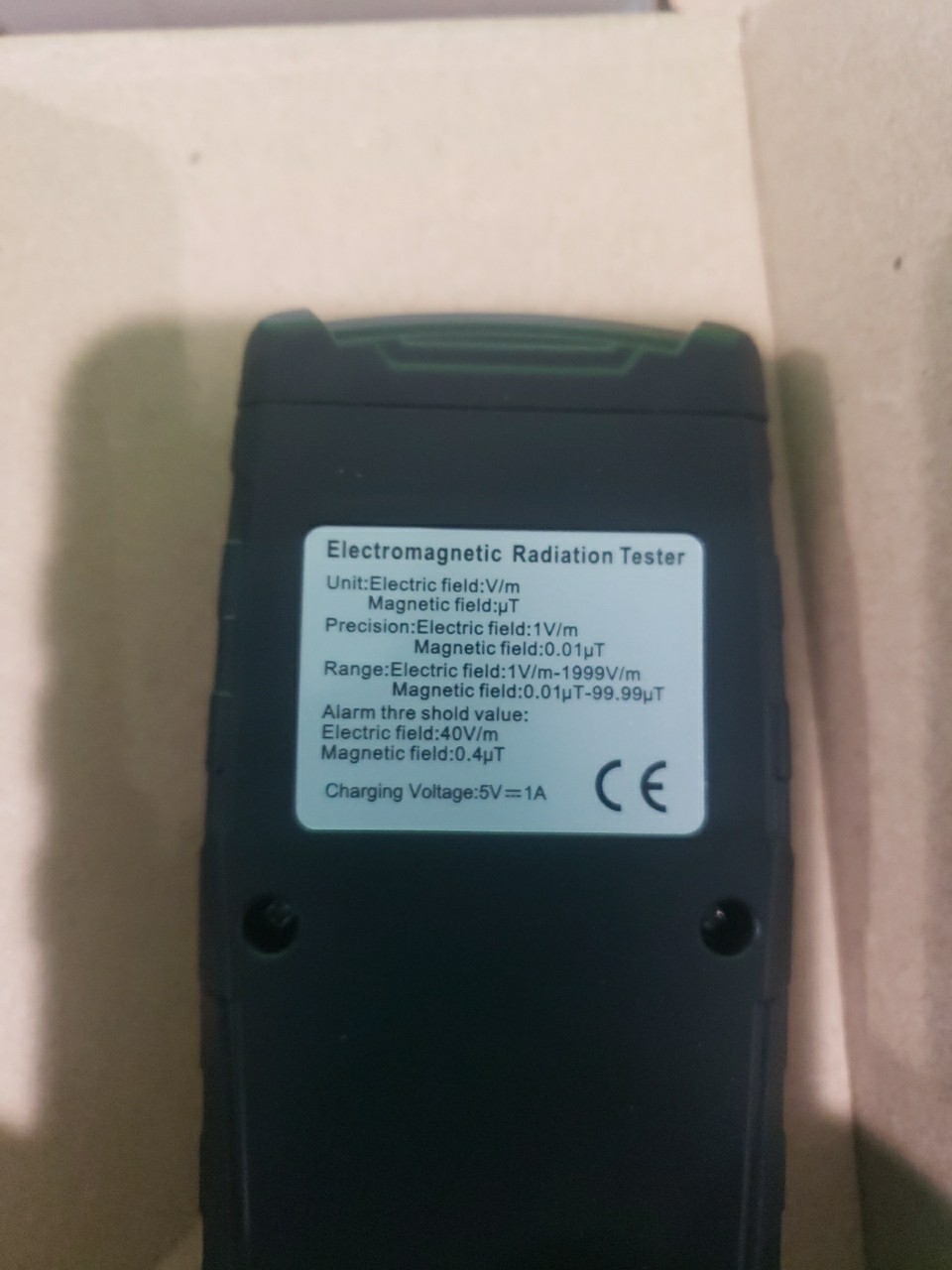 ERICKHILL RT-100 EMF Tester - Professional Electromagnetic Field Meter Open Box