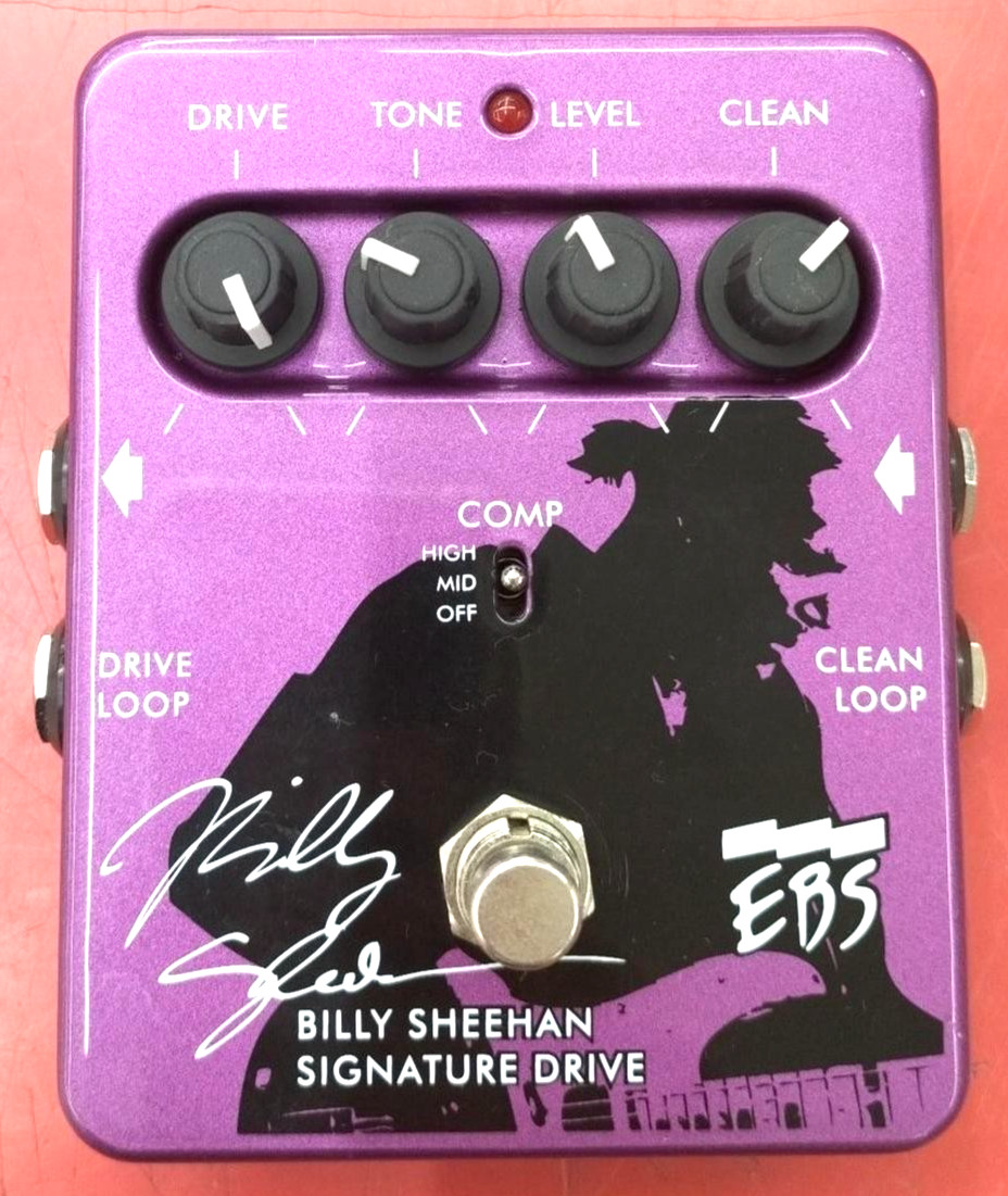 EBS Billy Sheehan Drive Bass Effect Pedal Mr.Big