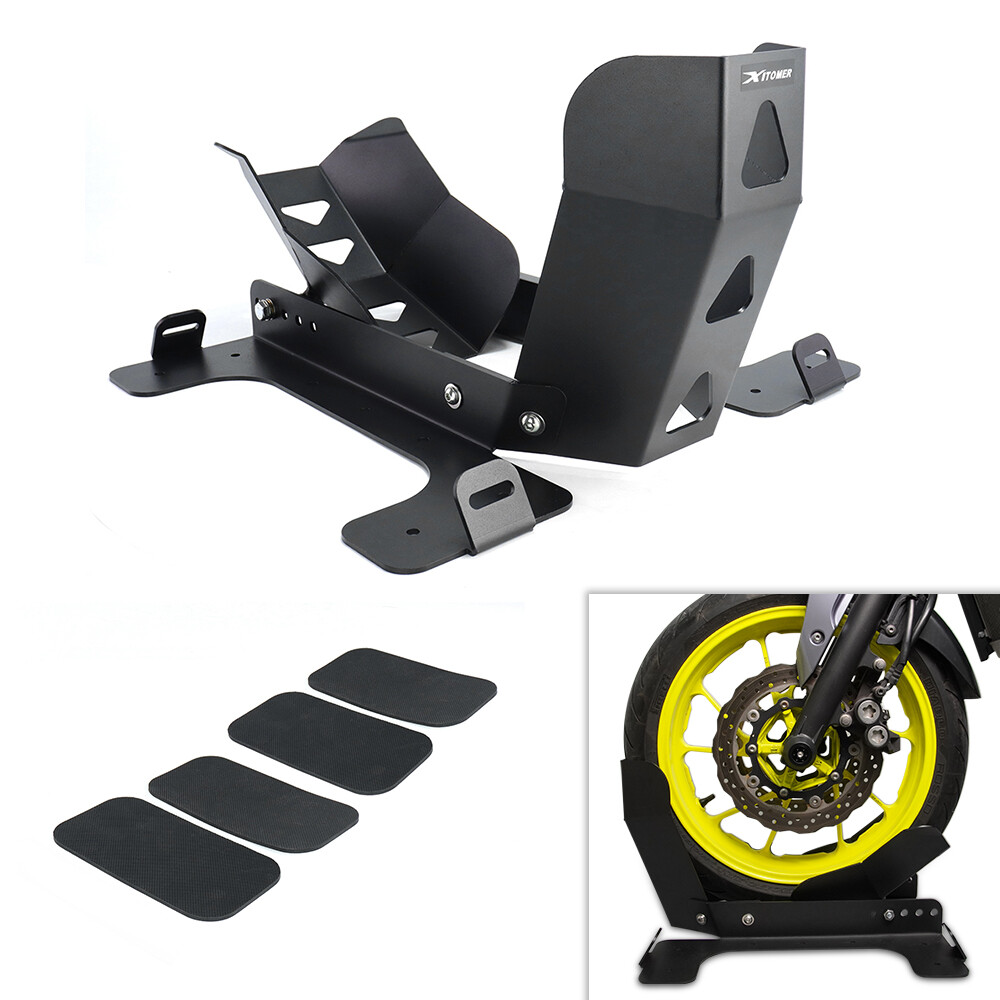 Universal Stop 17 inch to 28 inch Front Wheel Chock Trailer Tool