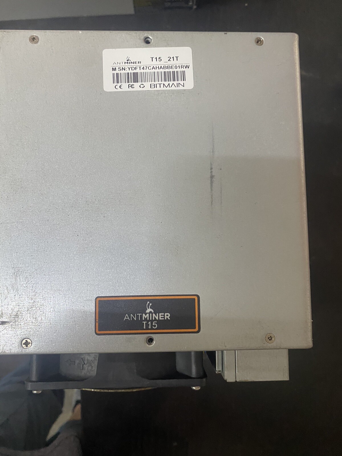 BITMAIN ANTMINER T15 21TH BTC/BCH 110v or 240v MSK FW 1234w BUILT IN PSU