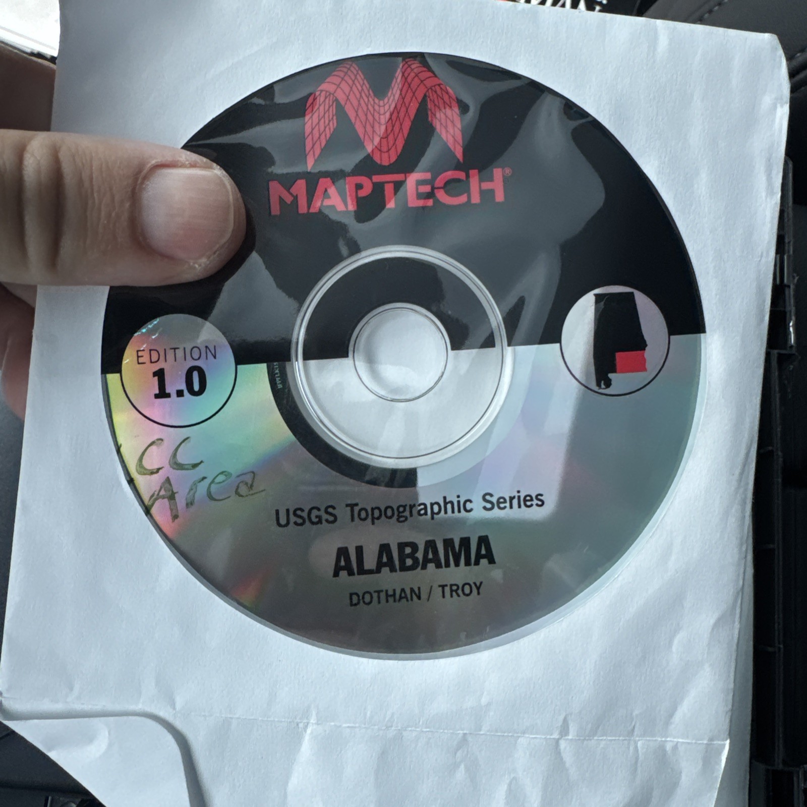 mytopo Terrain Navigator Alabama and lousiana Map DVD-rom for Windows