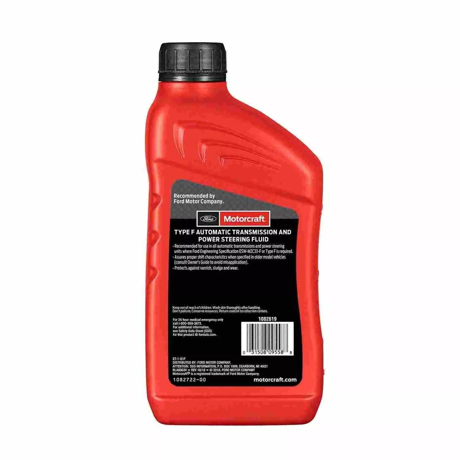 Motorcraft TYPE F Automatic Transmission & PS Fluid XT1Q1F 1 Case (12 Quarts)