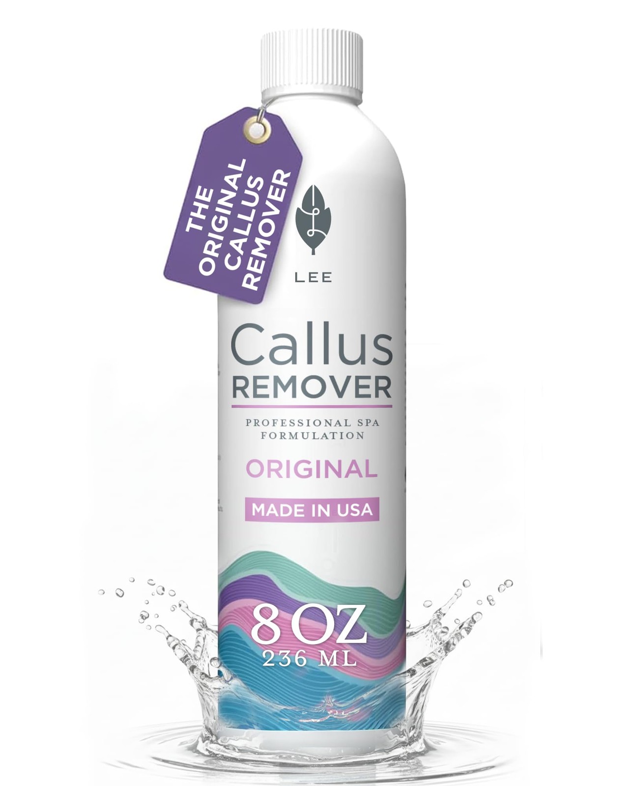 Lee Beauty 8oz Professional Gel Callus Remover for 8 Ounce (Pack of 1), White