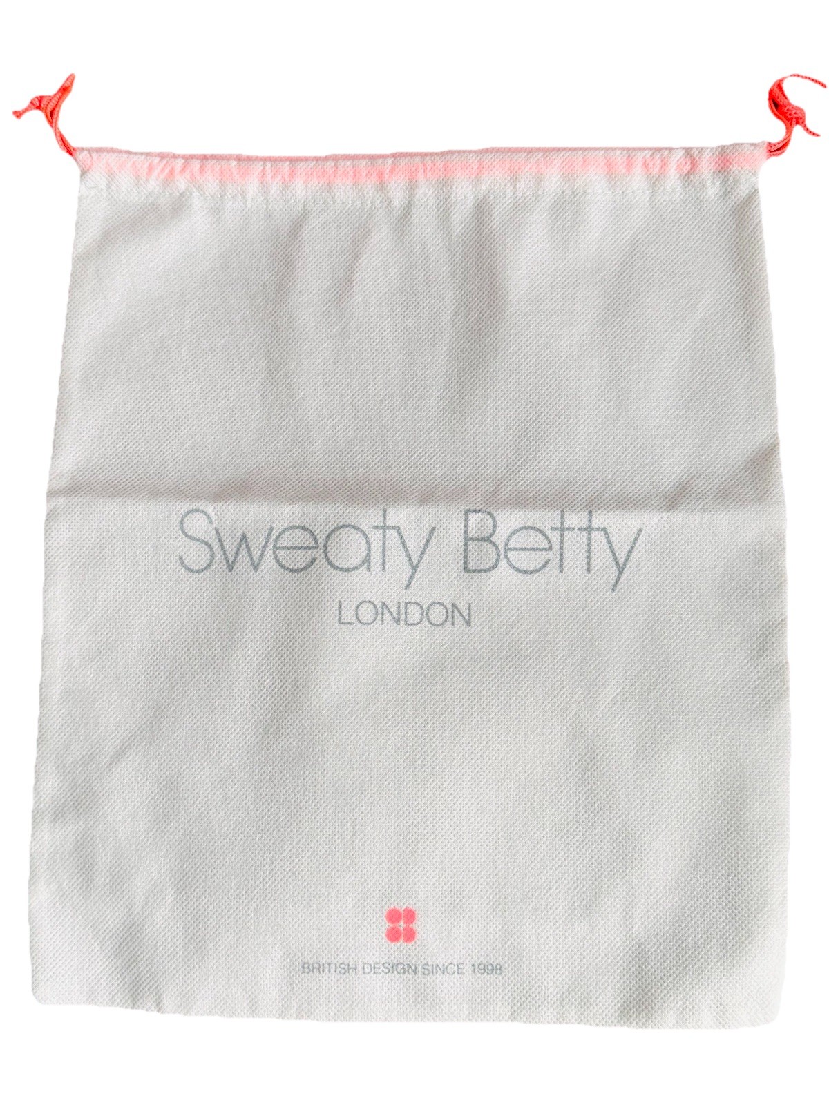 Sweaty Betty Bag Reusable Shopper Tote Gray Gym Swimming - 15 X 12 Inches