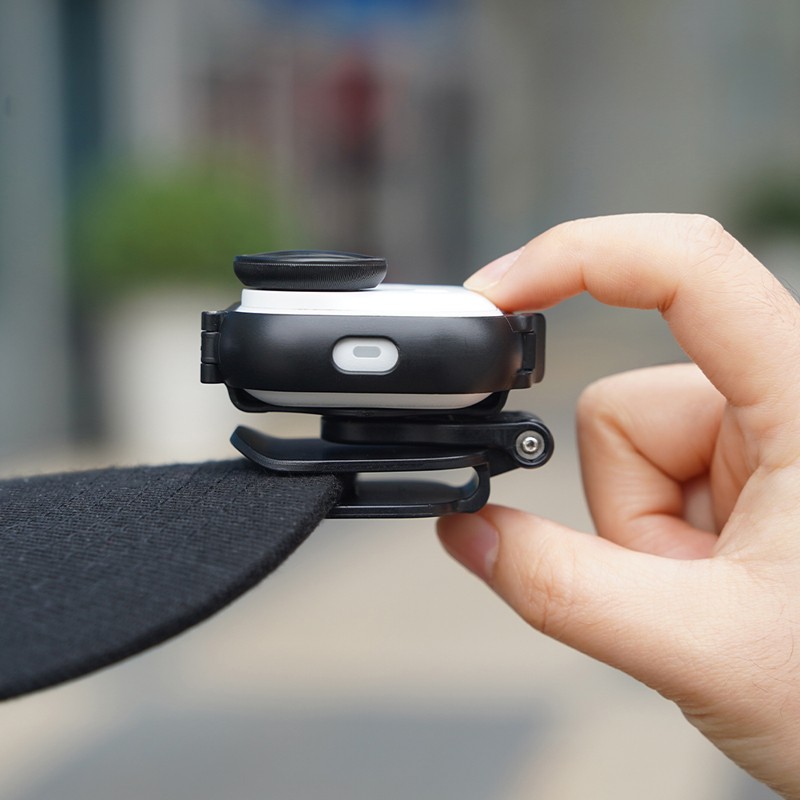 Cap Mount Clip Mount For Insta360 Go Ultra Camera Vertical Horizontal Adjustable