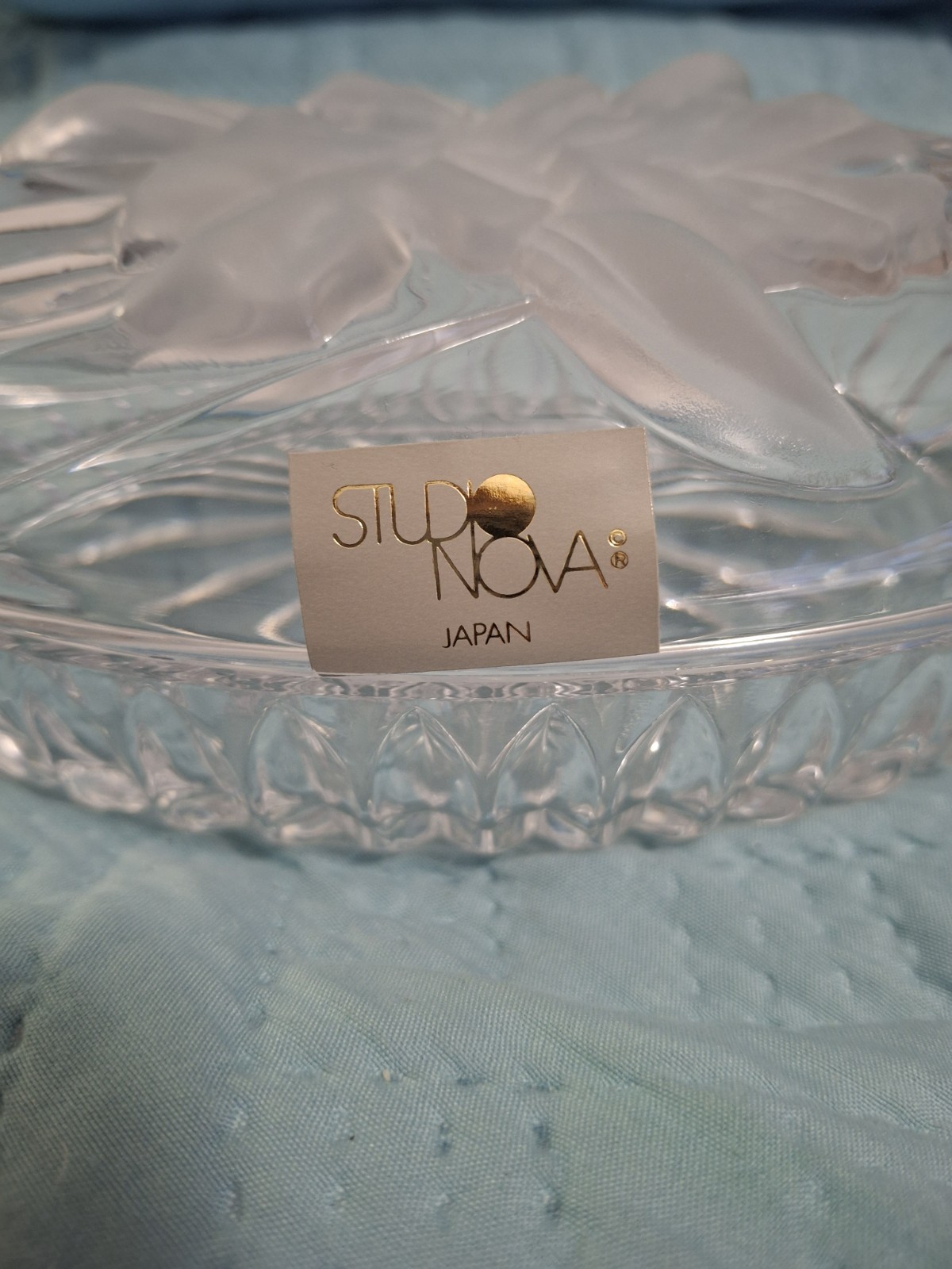 New,  Studio Nova Trinket Box. Box Included, But  is shop worn.  Made In Japan.