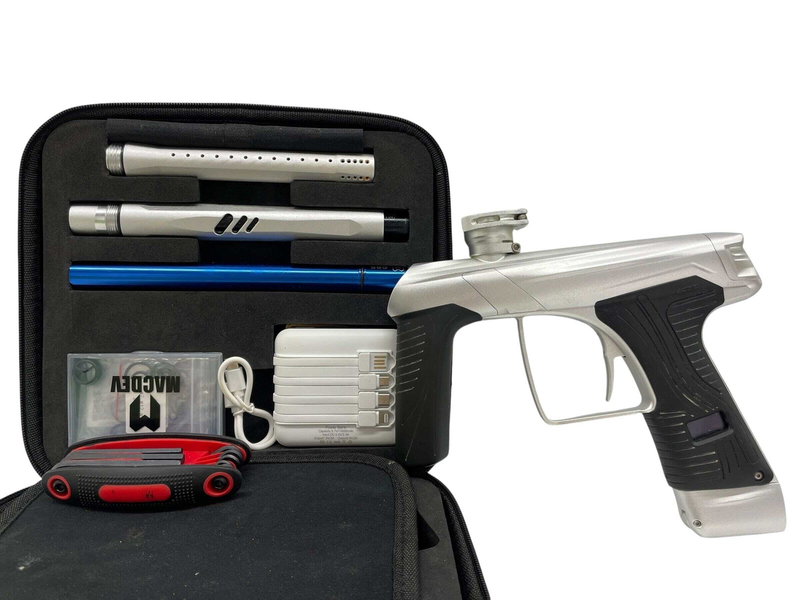 MacDev GTX Silver Paintball Gun