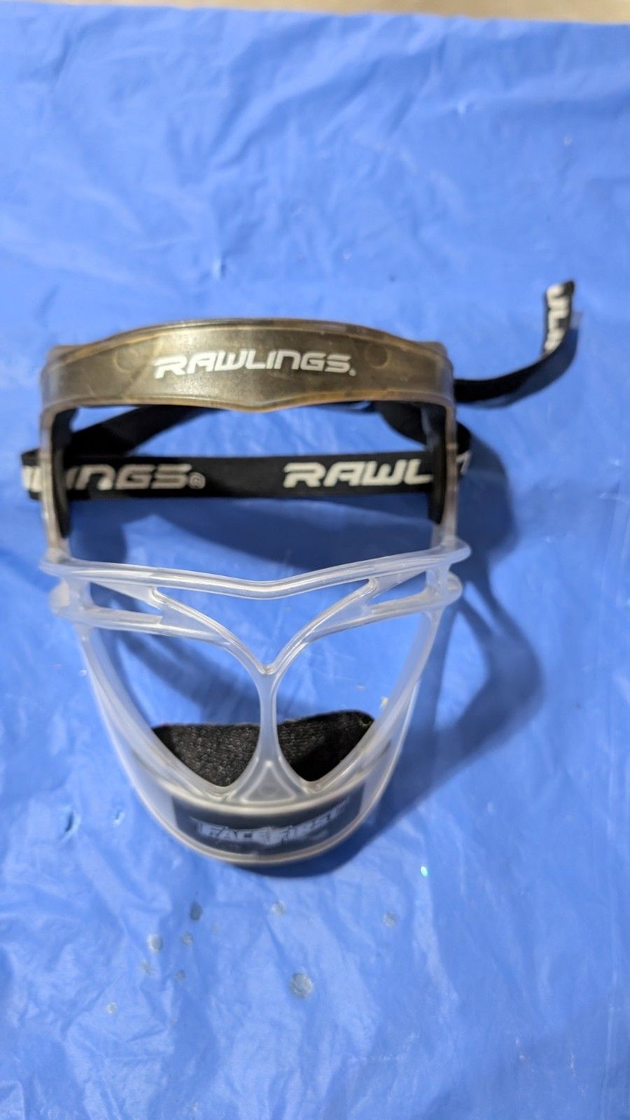 Rawlings Face First Softball Fielders Mask Youth Or Adult Adjustable Great cond