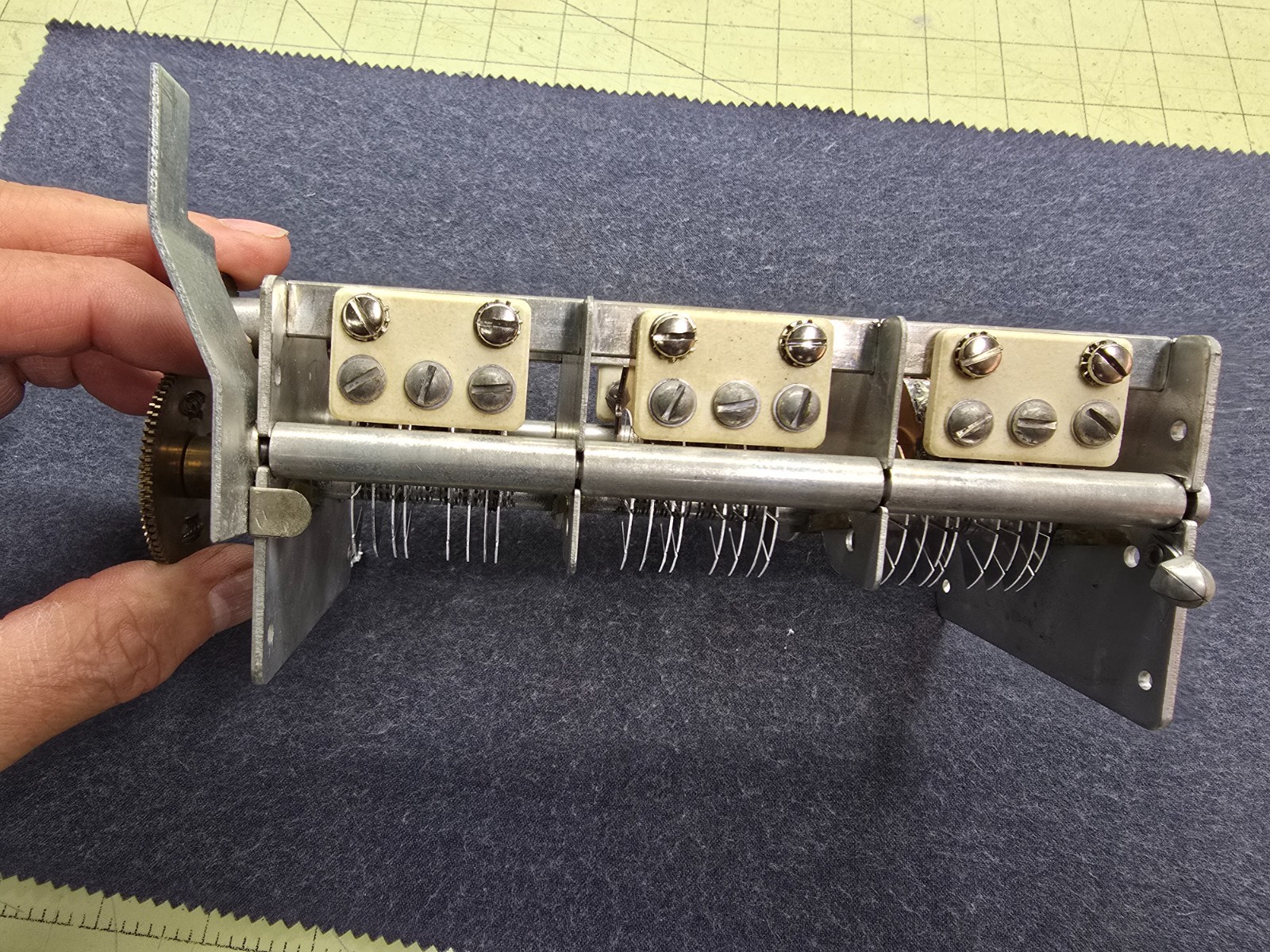 Hammarlund HQ - 180 Ham Radio Receiver Part - Band Spread Variable Capacitor