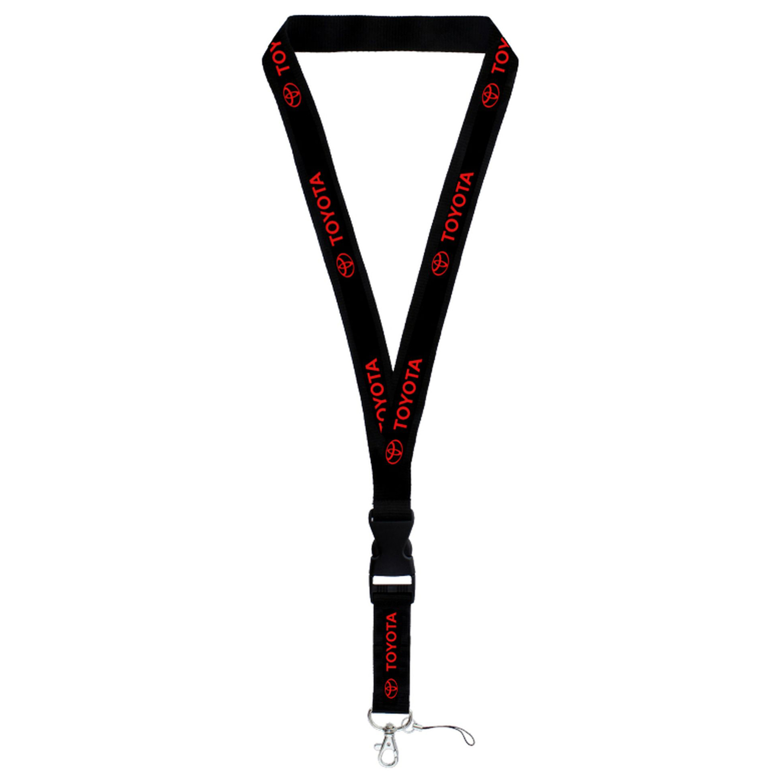 Toyota Lanyard (Red on Black)