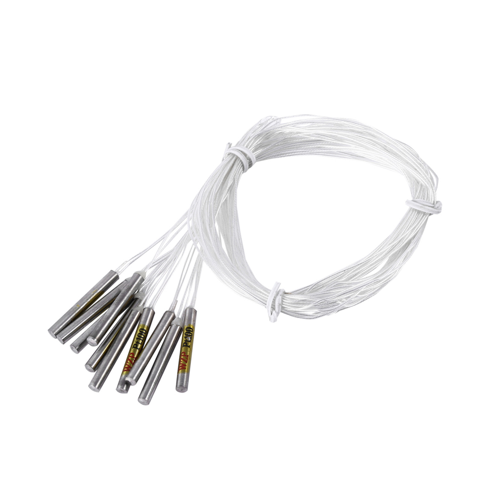 10pcs PT100 Waterproof Sensor Probe For Temperature Controller 4x30mmx50cm Probe