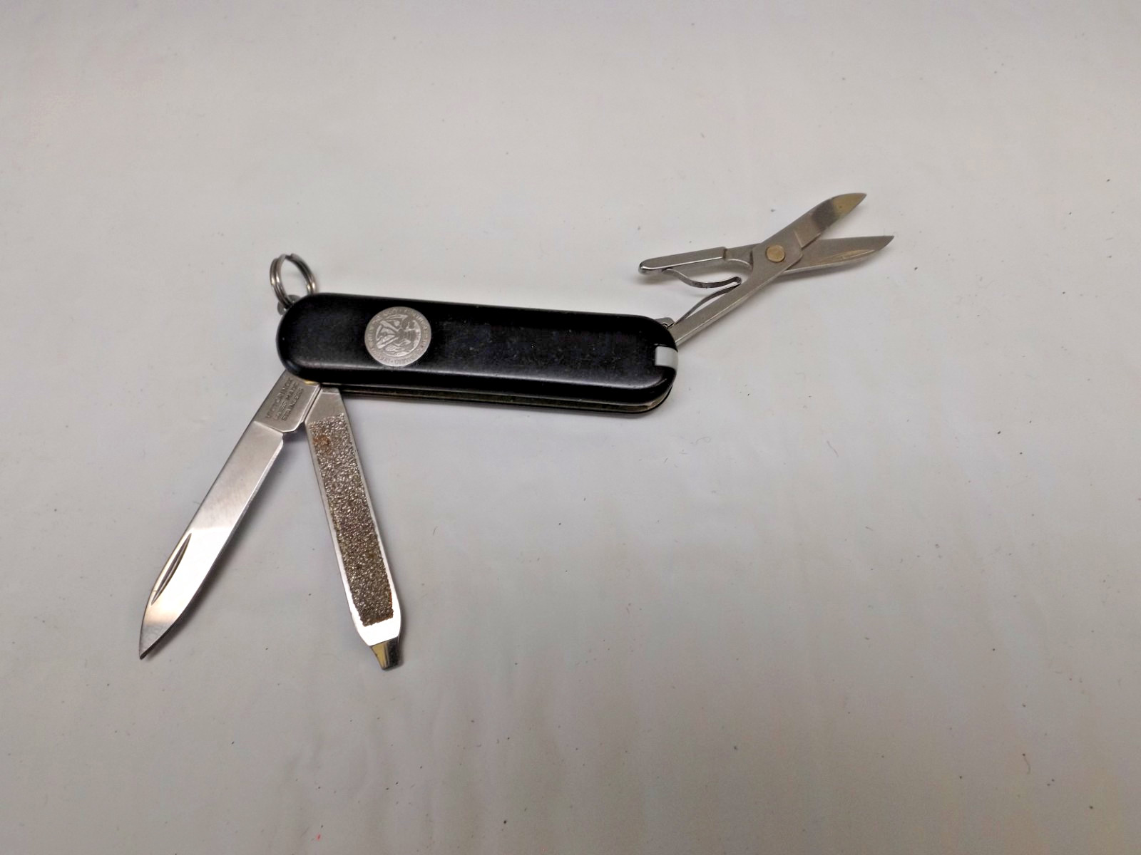 Victorinox Classic SD Swiss Army Knife Dept of the Army Black Great Condition