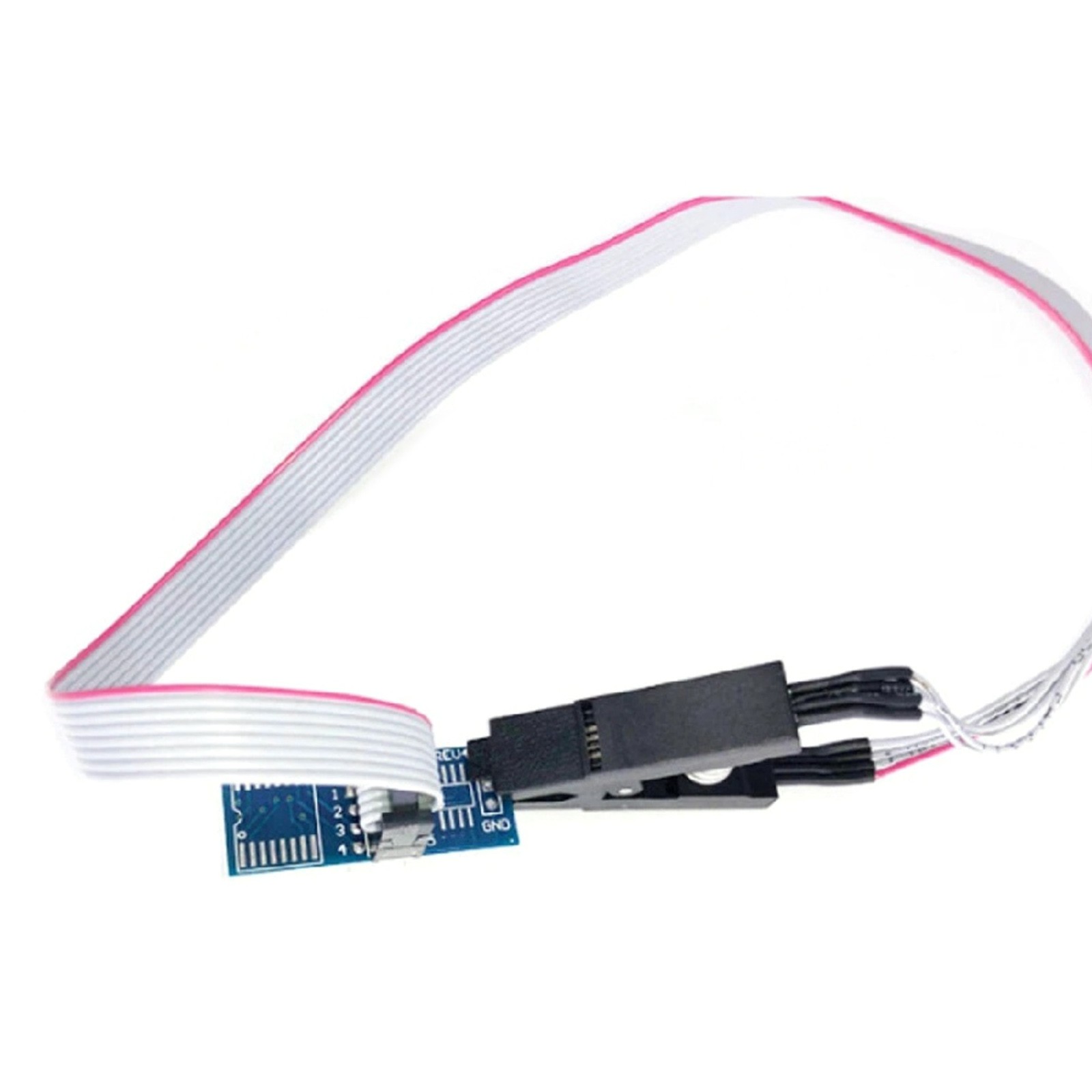 SOIC8 SOP8 Flash Chip Test Socket Clip for BIOS Programmer 24 25 Series Adapter