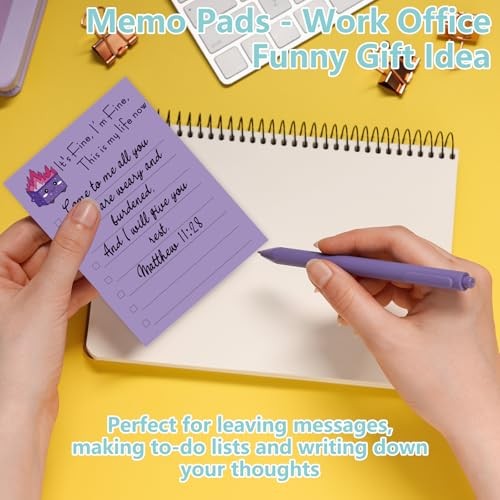 12PCS Dumpster Fire Sticky Notes Novelty Dumpster Fire (12 Sets, 360 Sheets)