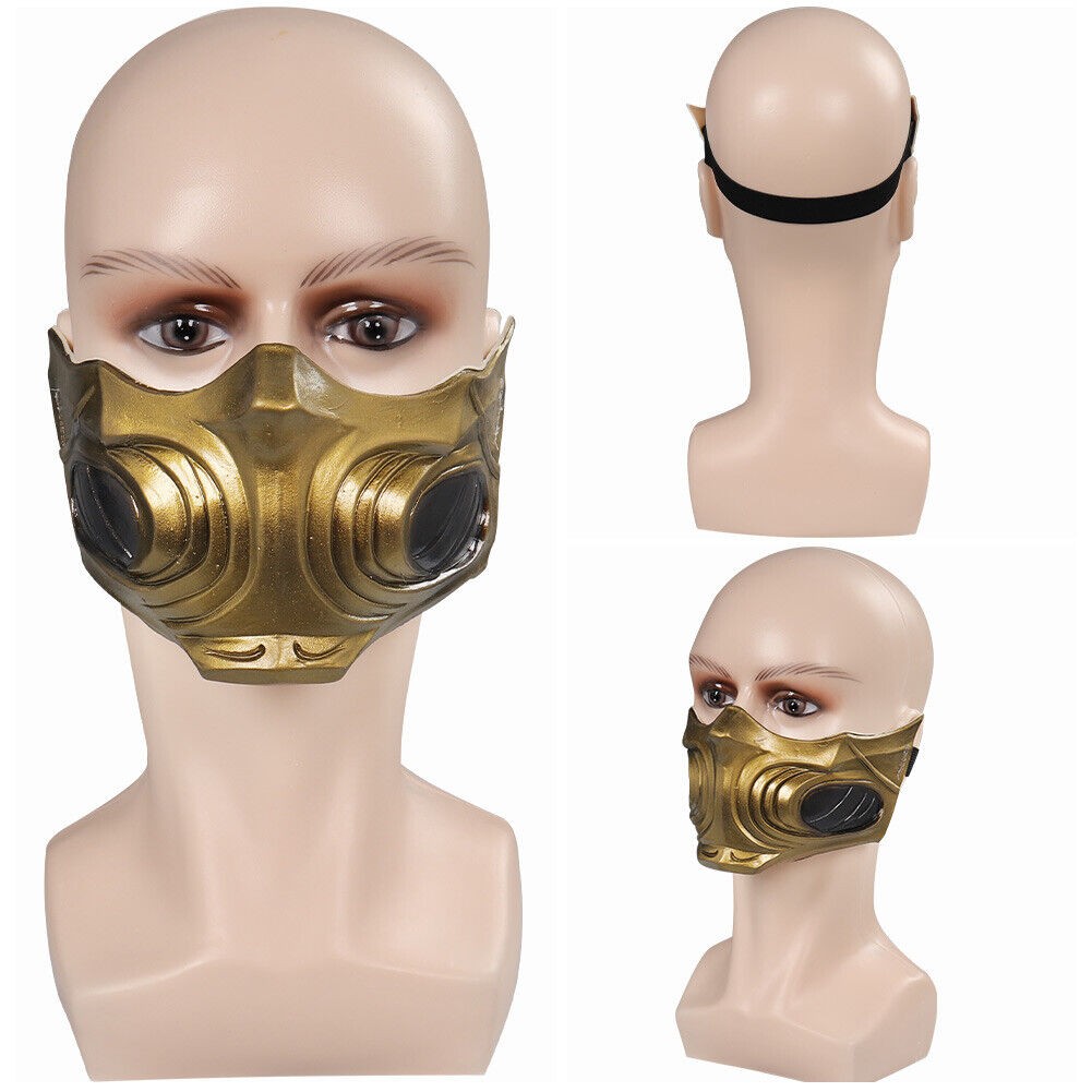 Game MK:Scorpion Mask Cosplay Latex Masks Helmet Masquerade Halloween PARTY MASK