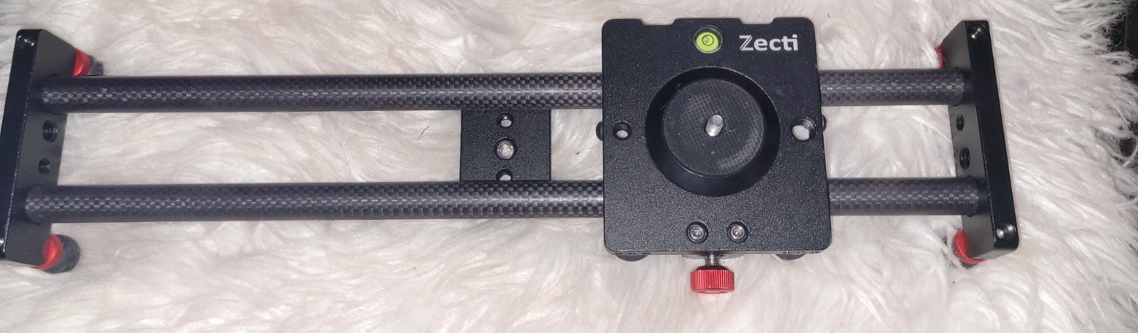 Zecti Camera Slider 16 "/40 cm Adjustable Carbon Fiber Camera Dolly Track Slider