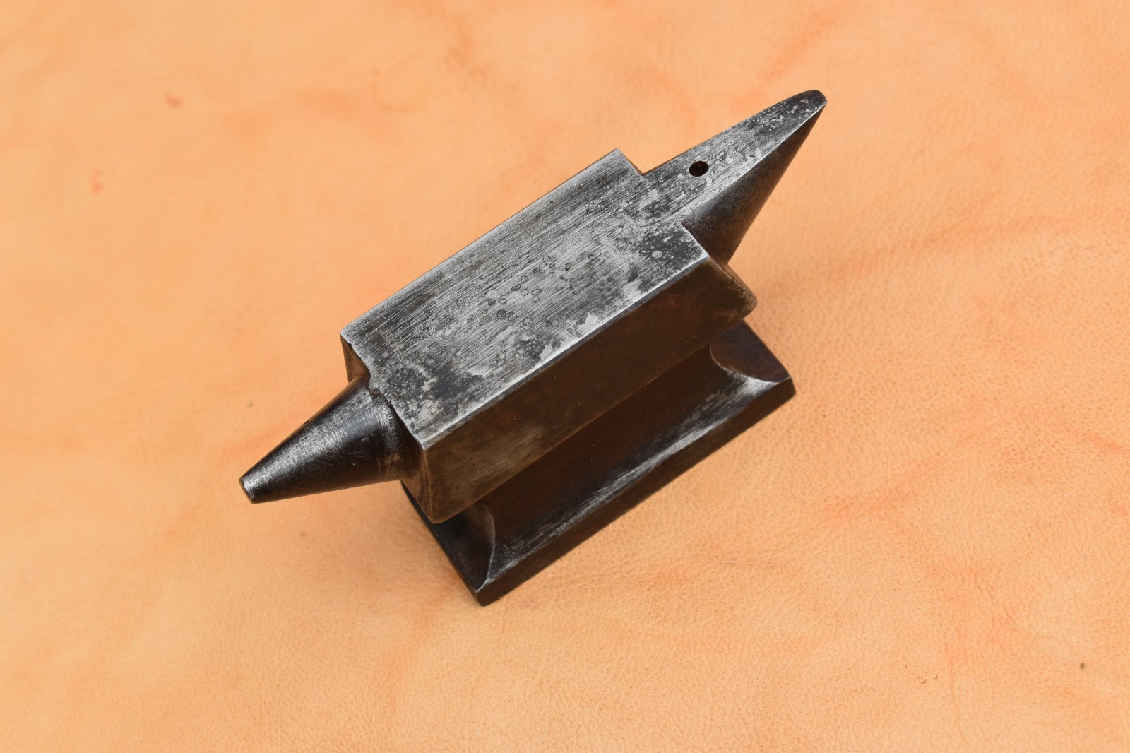 Vintage Iron Miniature silversmith jewelry hardy Double Horn anvil Paper weight