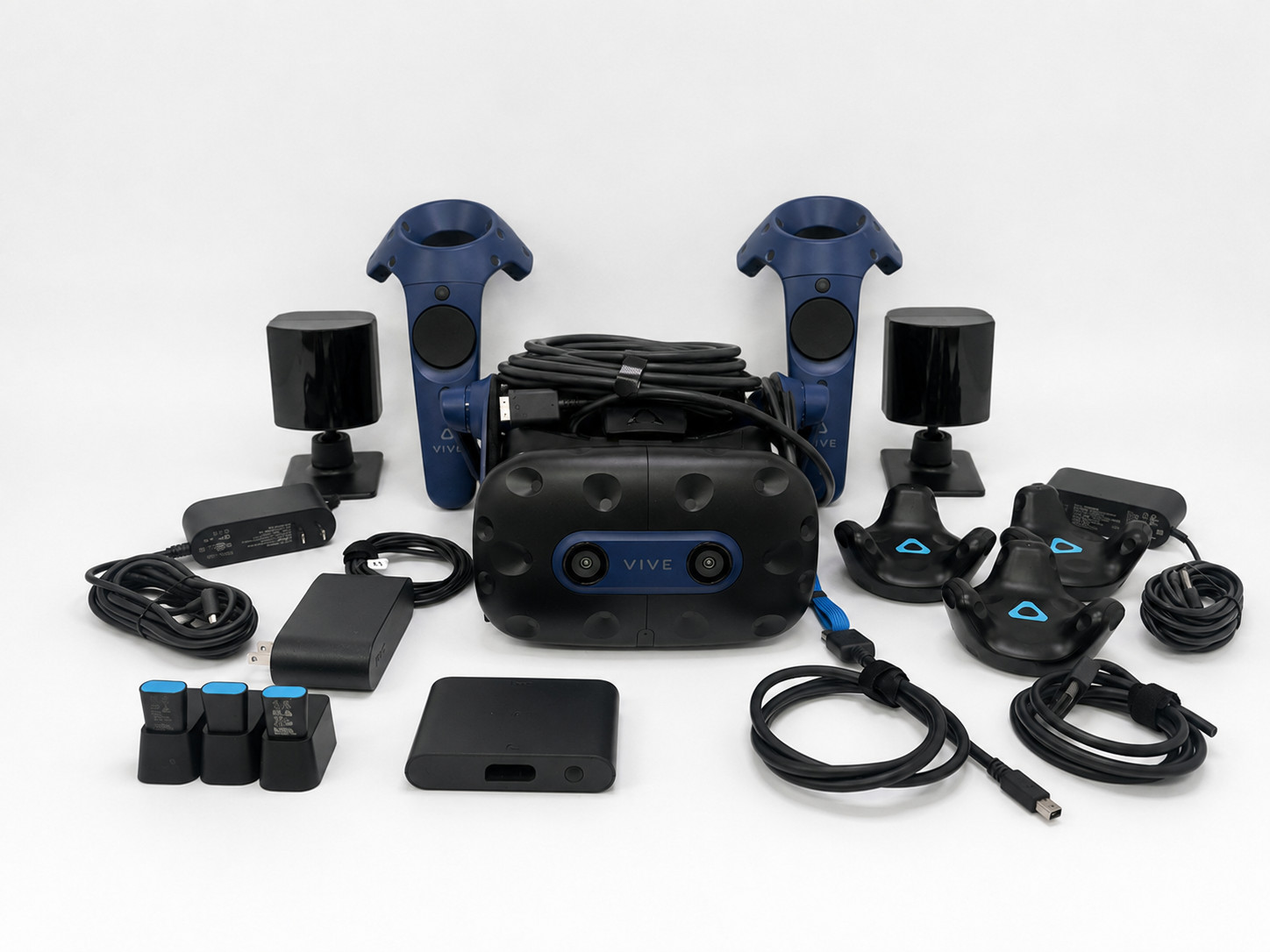 HTC VIVE Pro 2 Full Kit with Full Body Tracking, 2.0 Base Stations