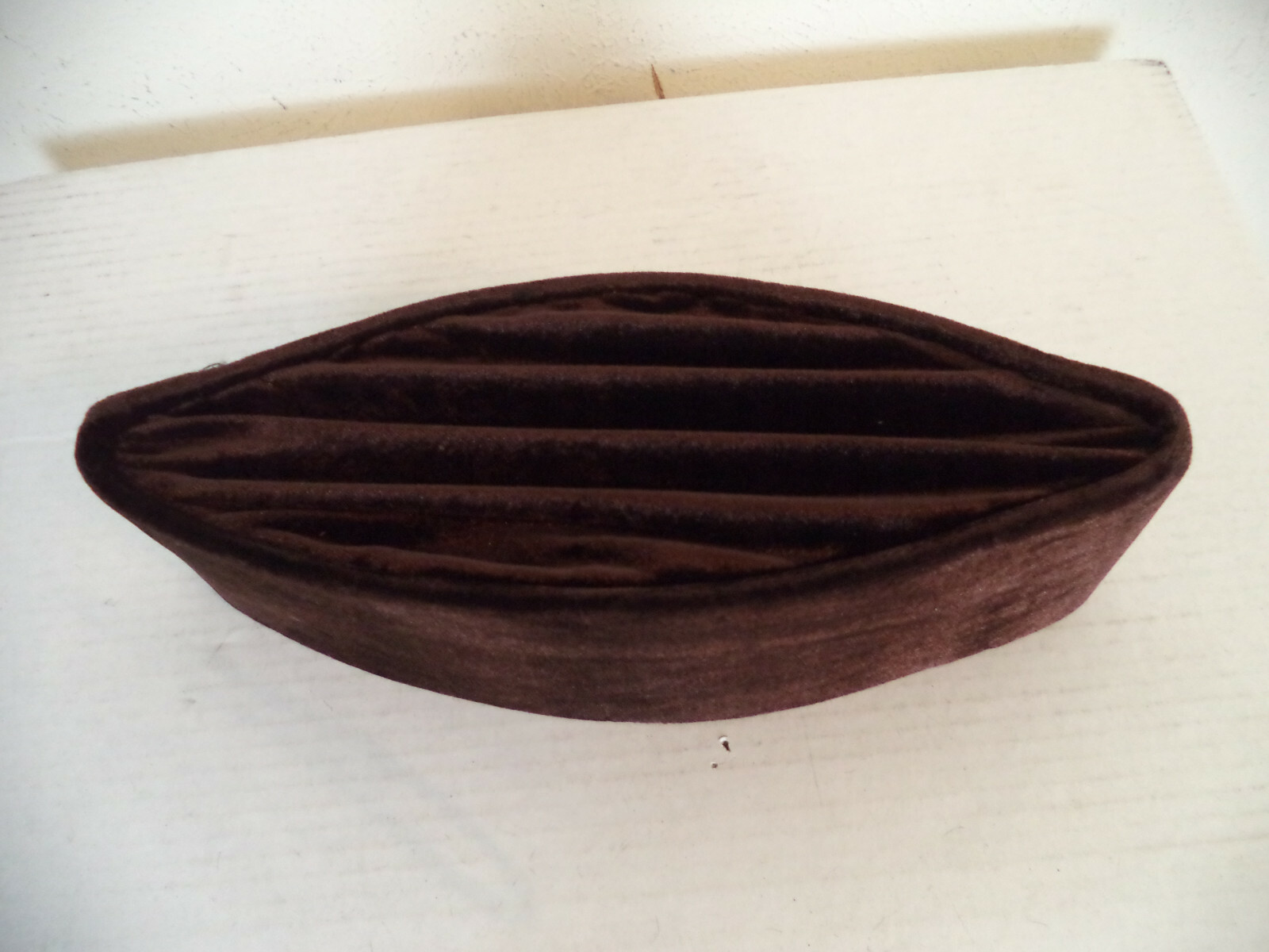 Executive Brown Handmade African/ Middle Eastern Velvet Hat. One Size.