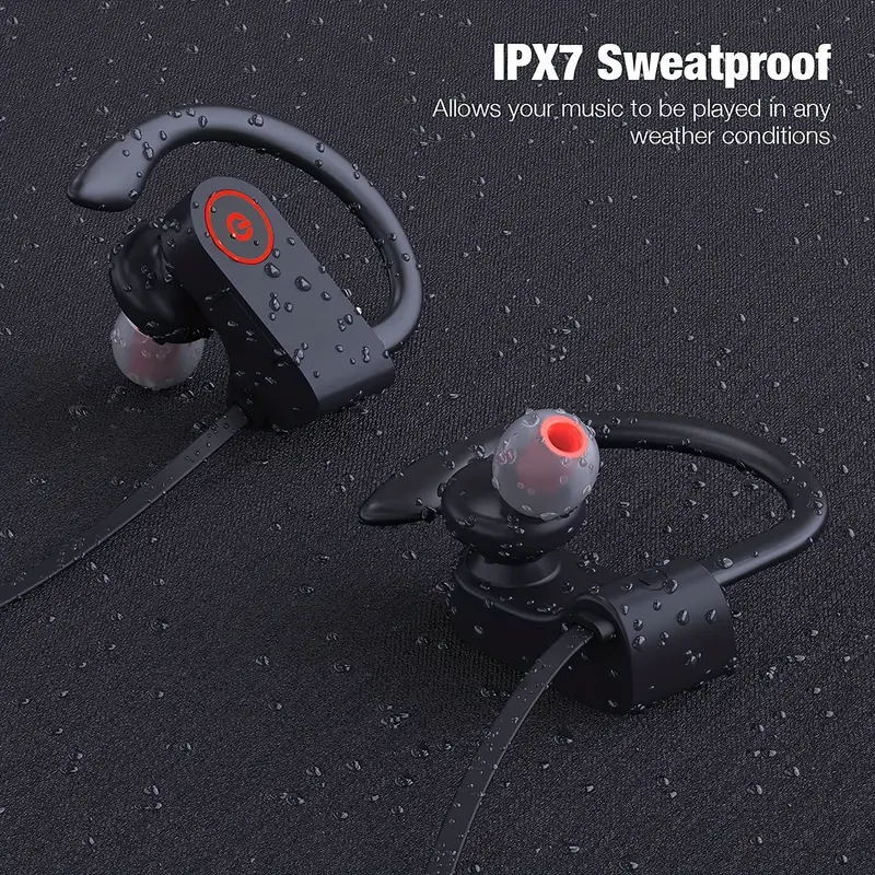 Waterproof Bluetooth 5.0 Stereo Sport Wireless Headphones in Ear Headset lot USA