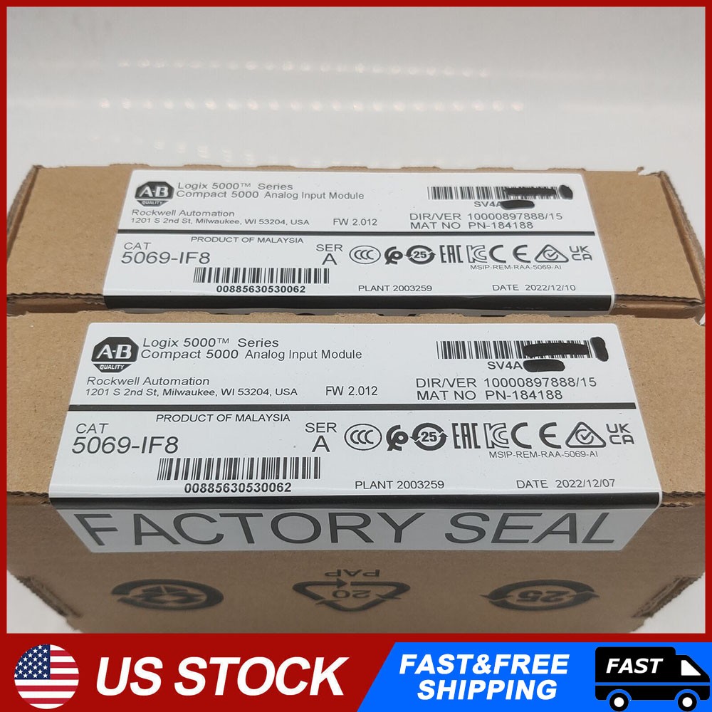 New Factory Sealed AB 5069-IF8 /A Compact 5000 Analog Input Module 5069IF8 US