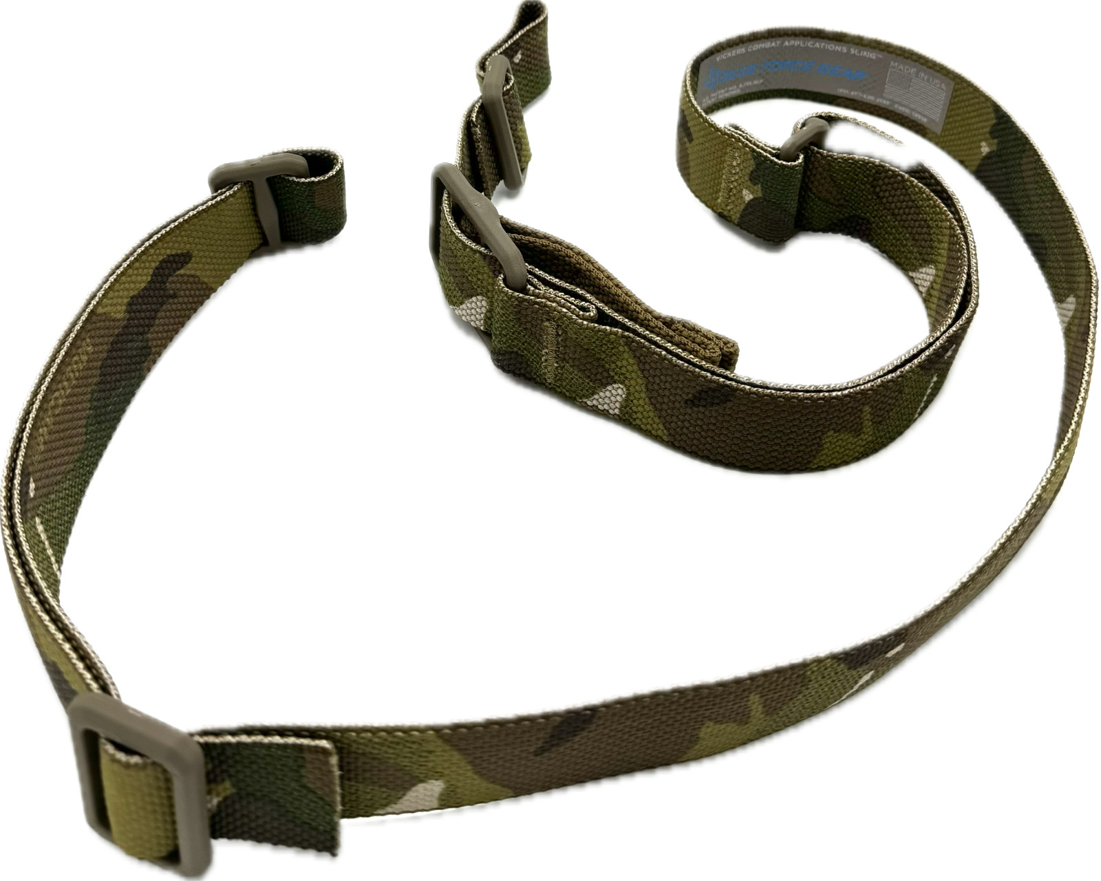 Blue Force Gear VCAS Vickers 2-Point Combat Sling, MultiCam, VCAS-125-OA-MC