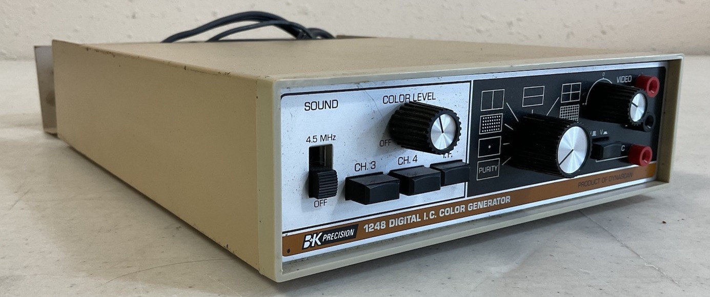 B&K Precision Model 1248 Digital I.C. Color Generator - As Is Untested