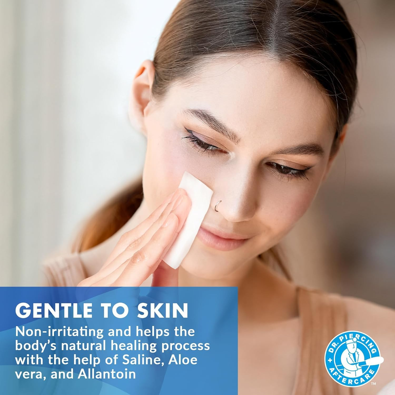 Wipes – Piercing Aftercare | Saline Solution for Piercings - Keloid Bump Ear Pie