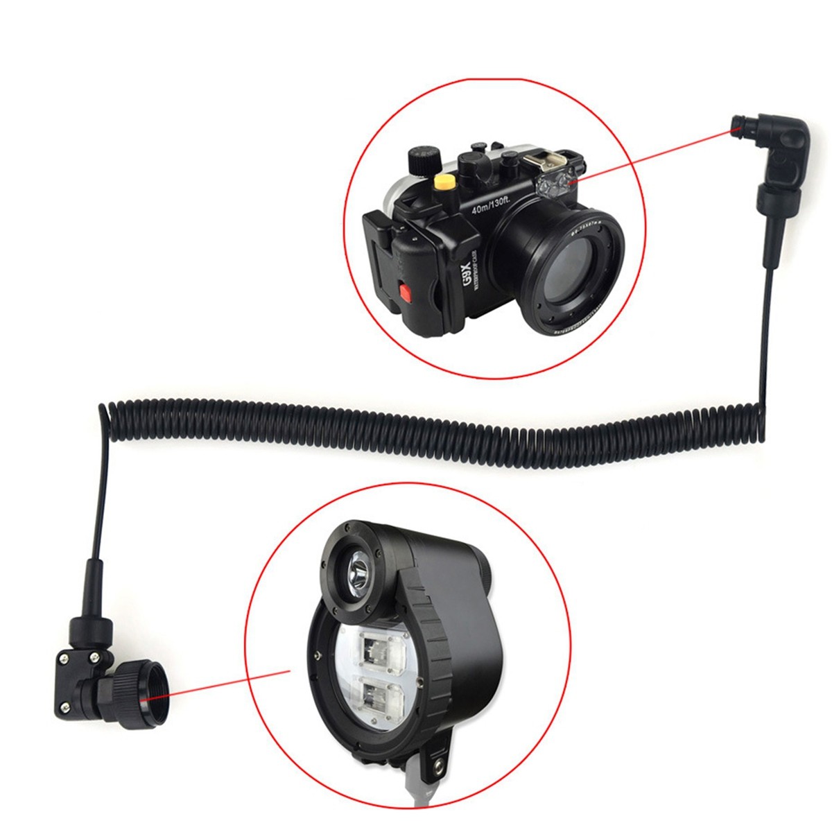 Fiber Optic Sync for Diving Fiber Flash 8381