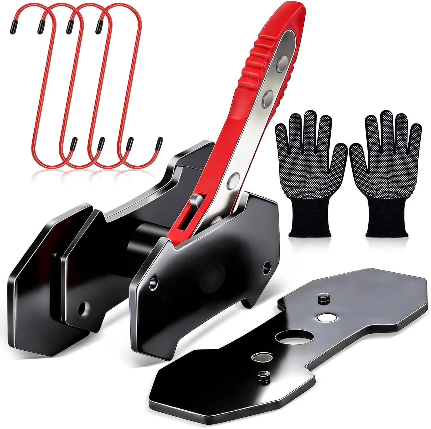 Brake Caliper Compression Tool Ratchet Piston Press With 2 Steel Plates For Car