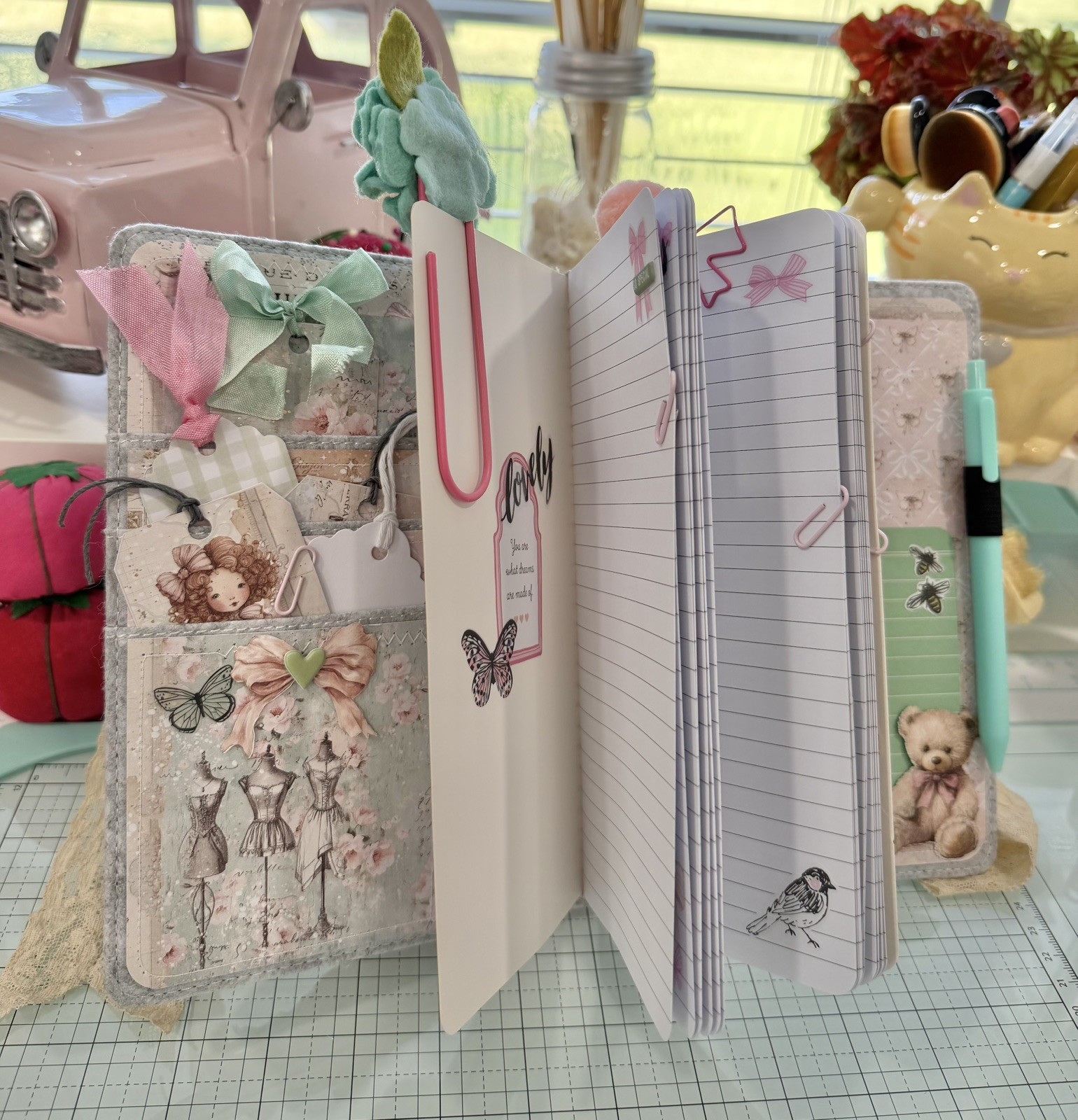 Handmade Scrapbook Junk Journal Mini Album