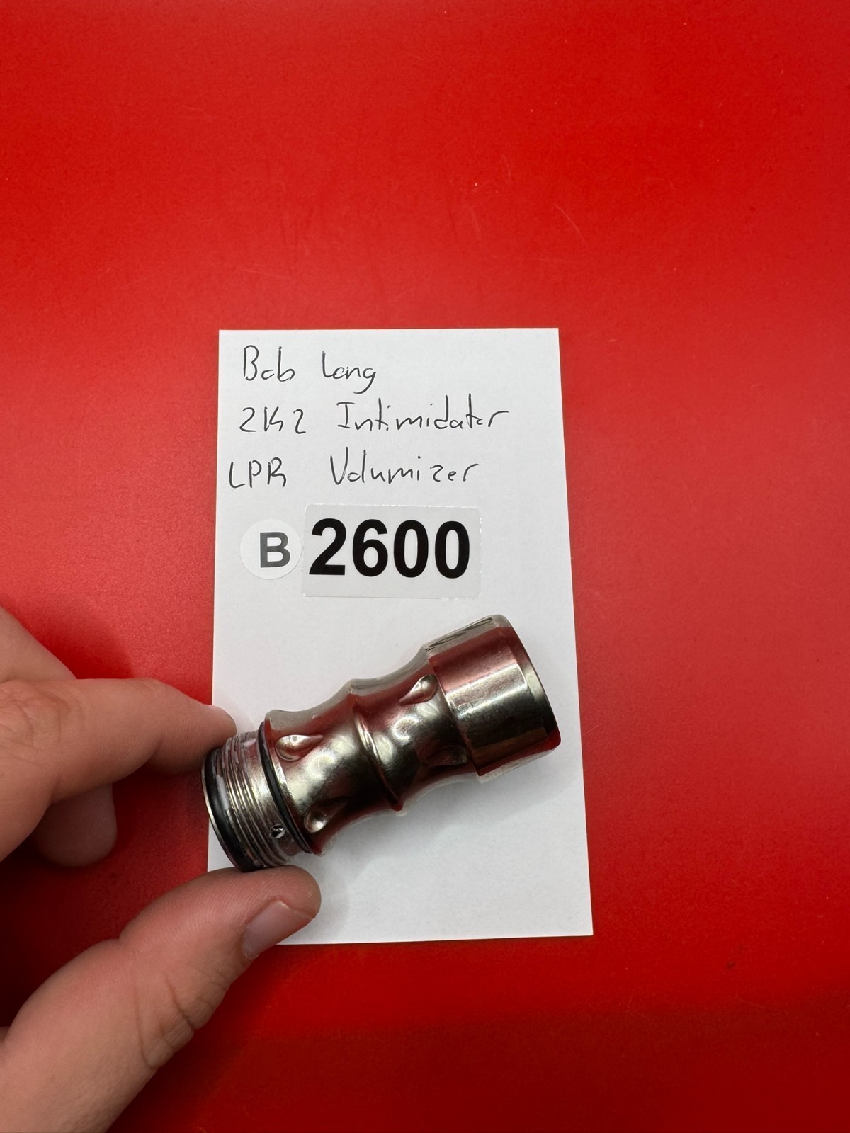Bob Long 2K2 Intimidator Silver LPR Volumizer