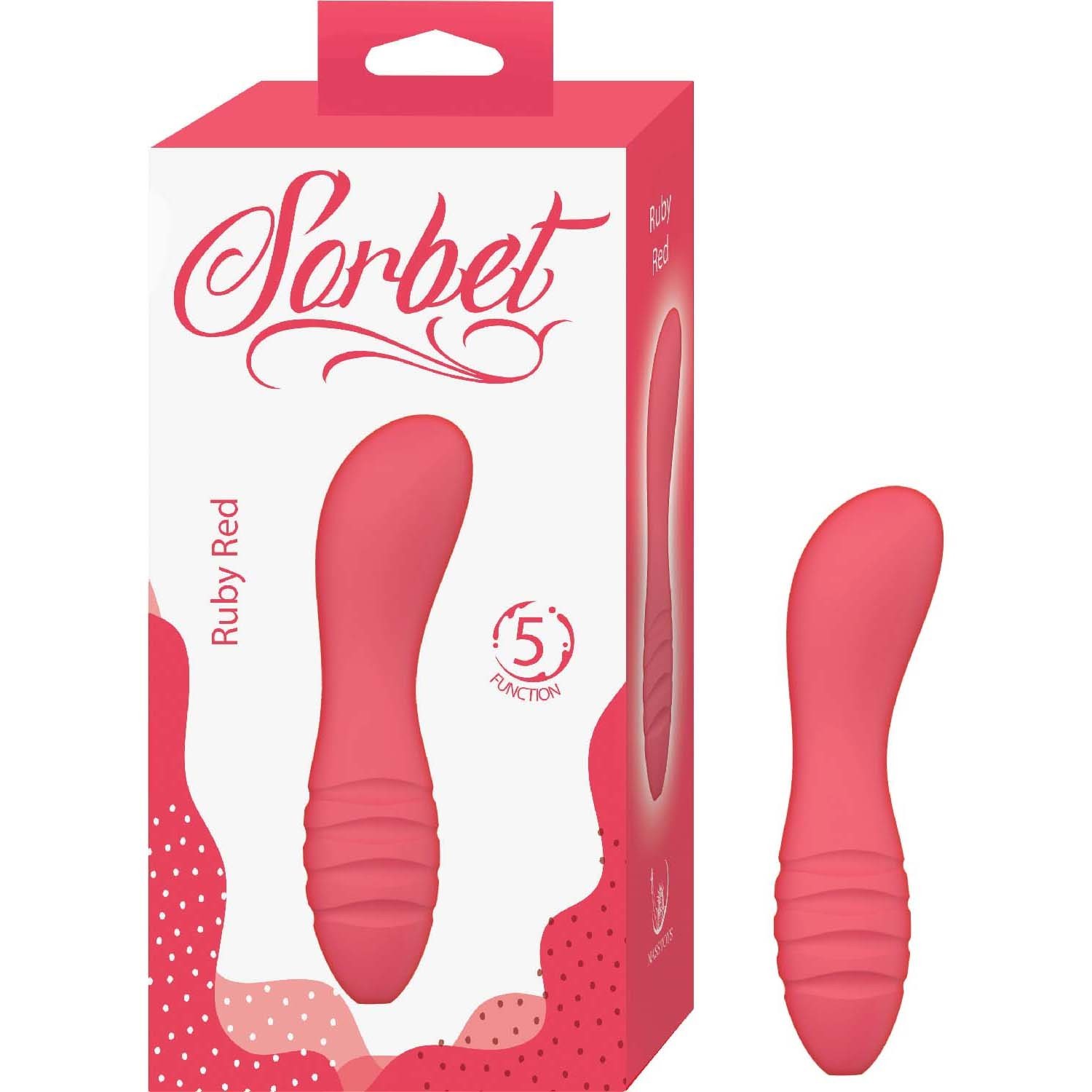 VIBRATOR SORBET RUBY RED-RED