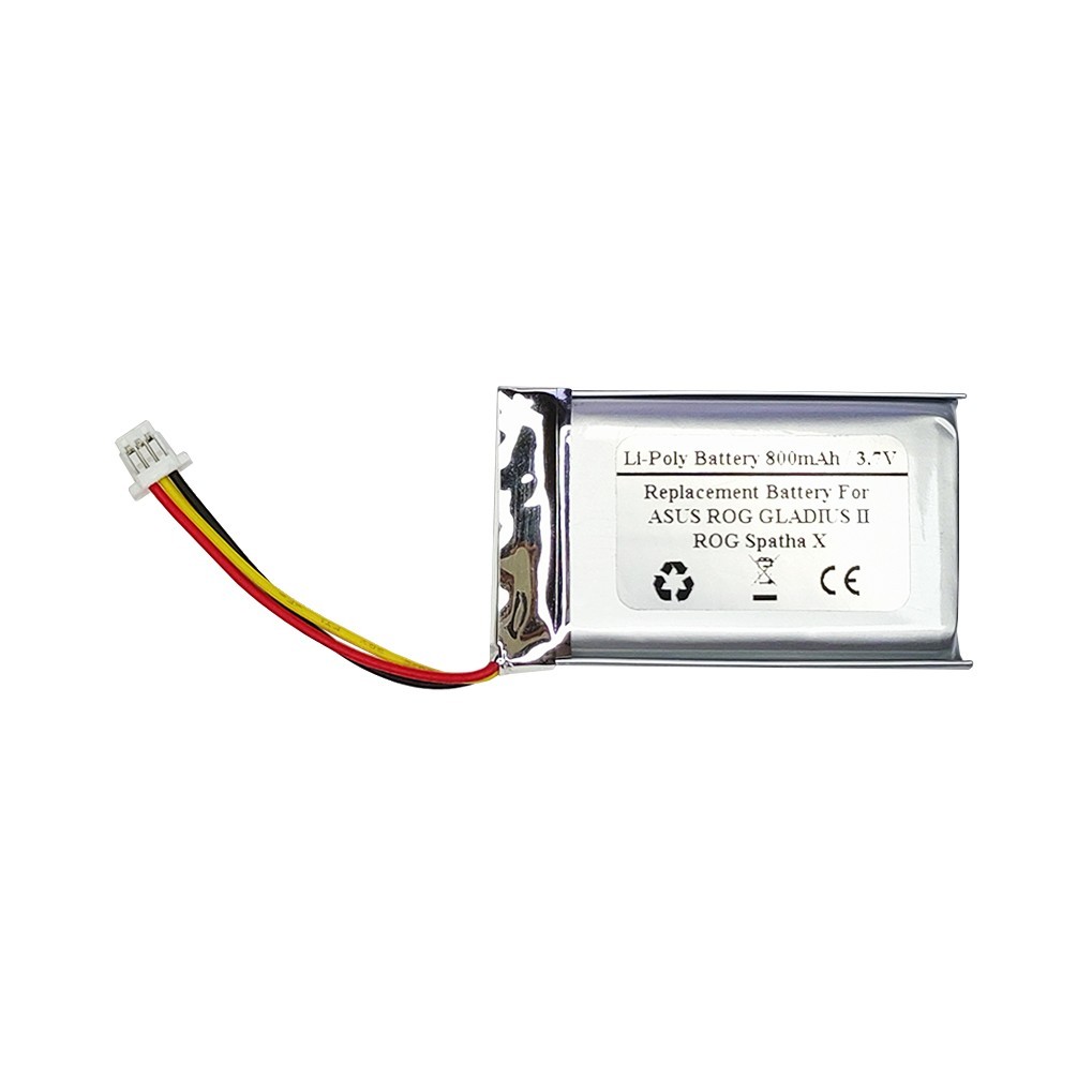 800mAh 3.7V Replacement Battery For ASUS ROG GLADIUS II, ROG Spatha X, FT902536P