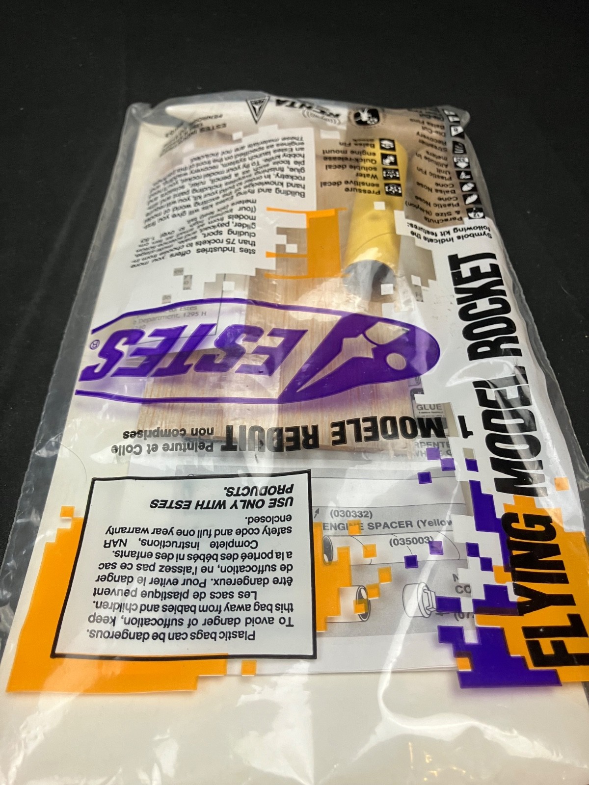 Vintage, EXTREMELY RARE, Estes Tornado Flying Model Rocket Kit #2004 - Sealed